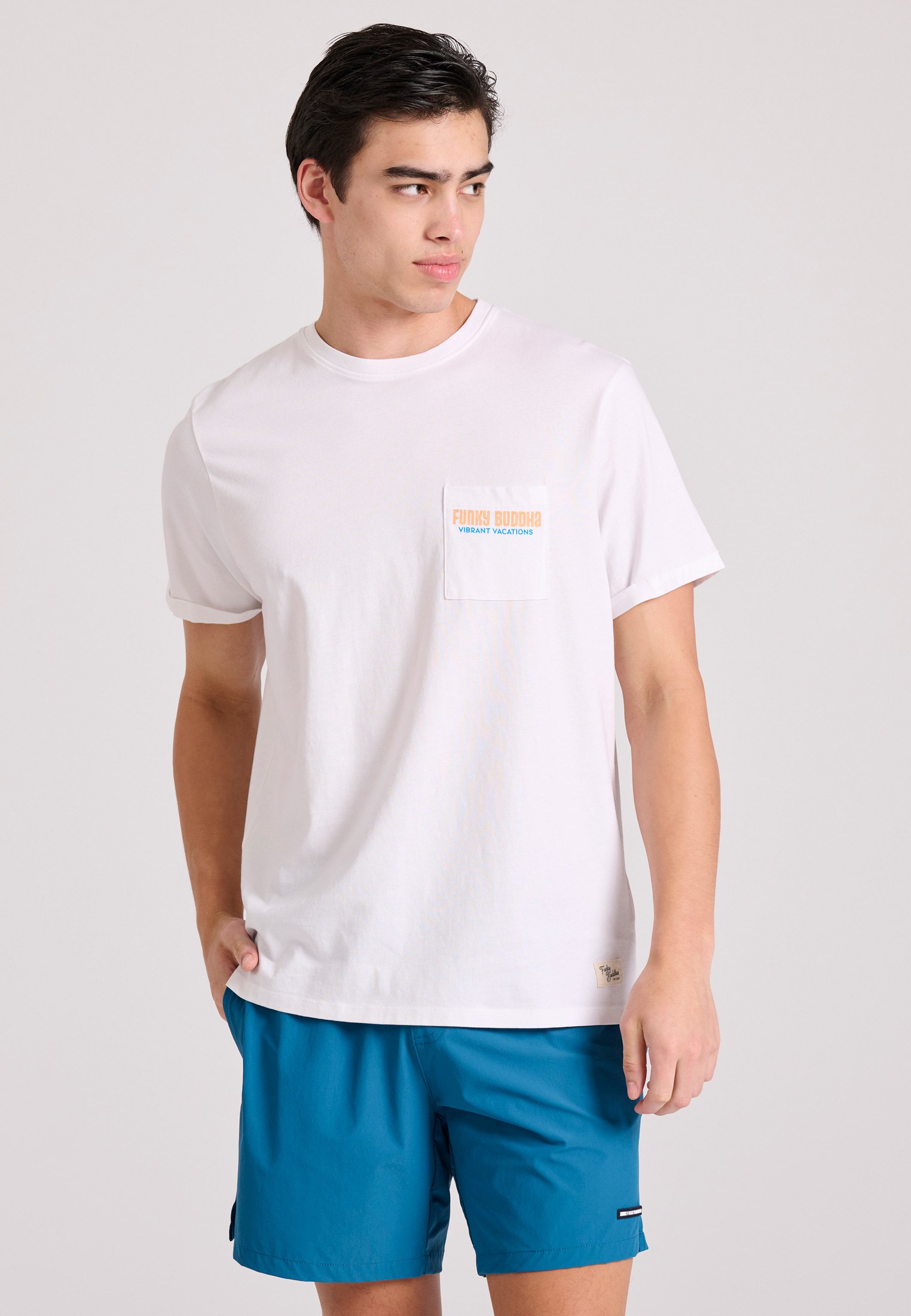 Men's Swim Shorts Funky Buddha Blue