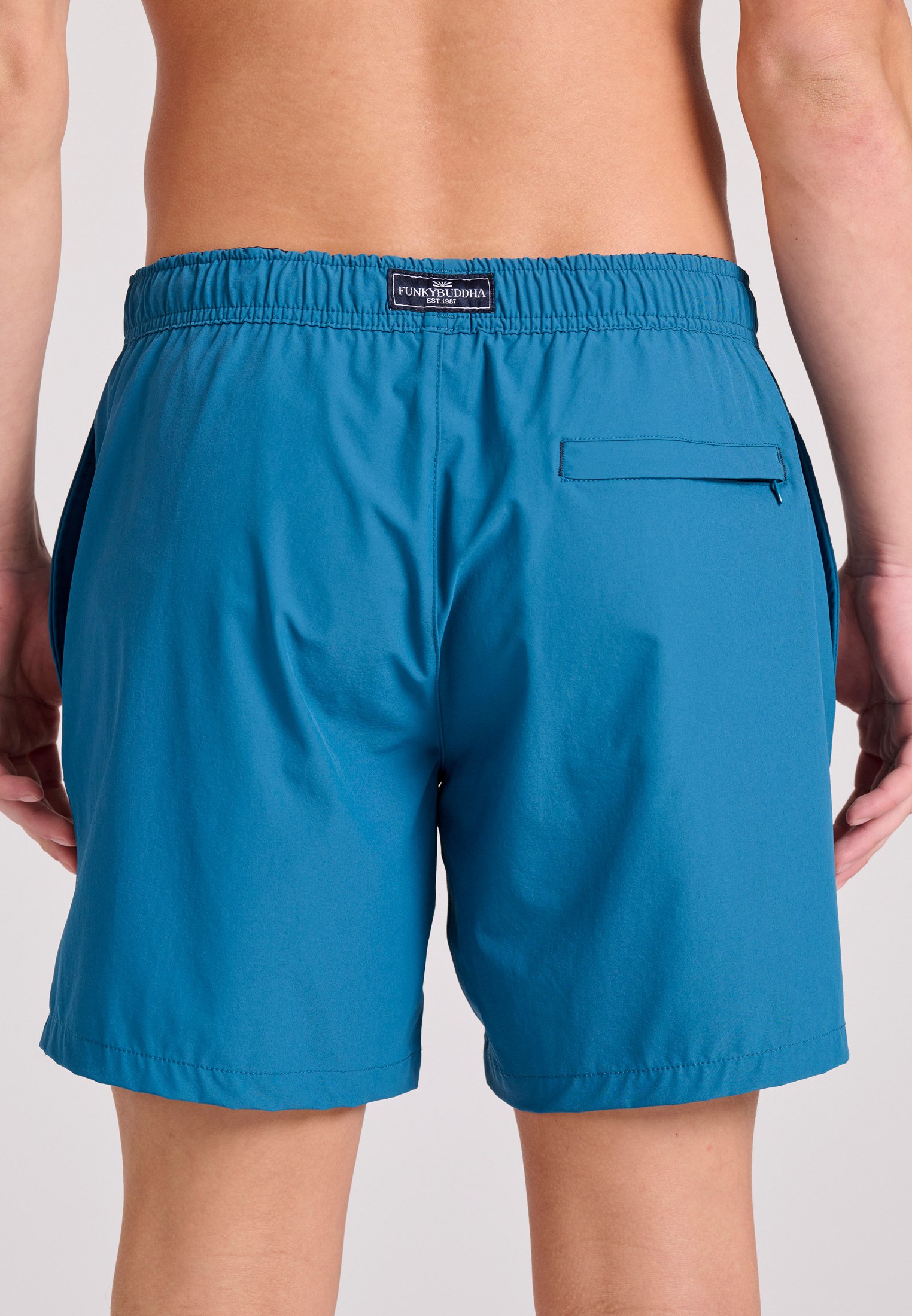 Men's Swim Shorts Funky Buddha Blue
