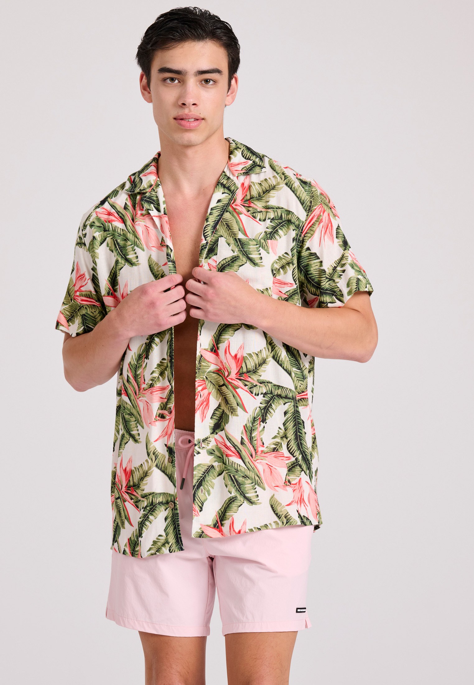 Men's Swim Shorts Funky Buddha Pink