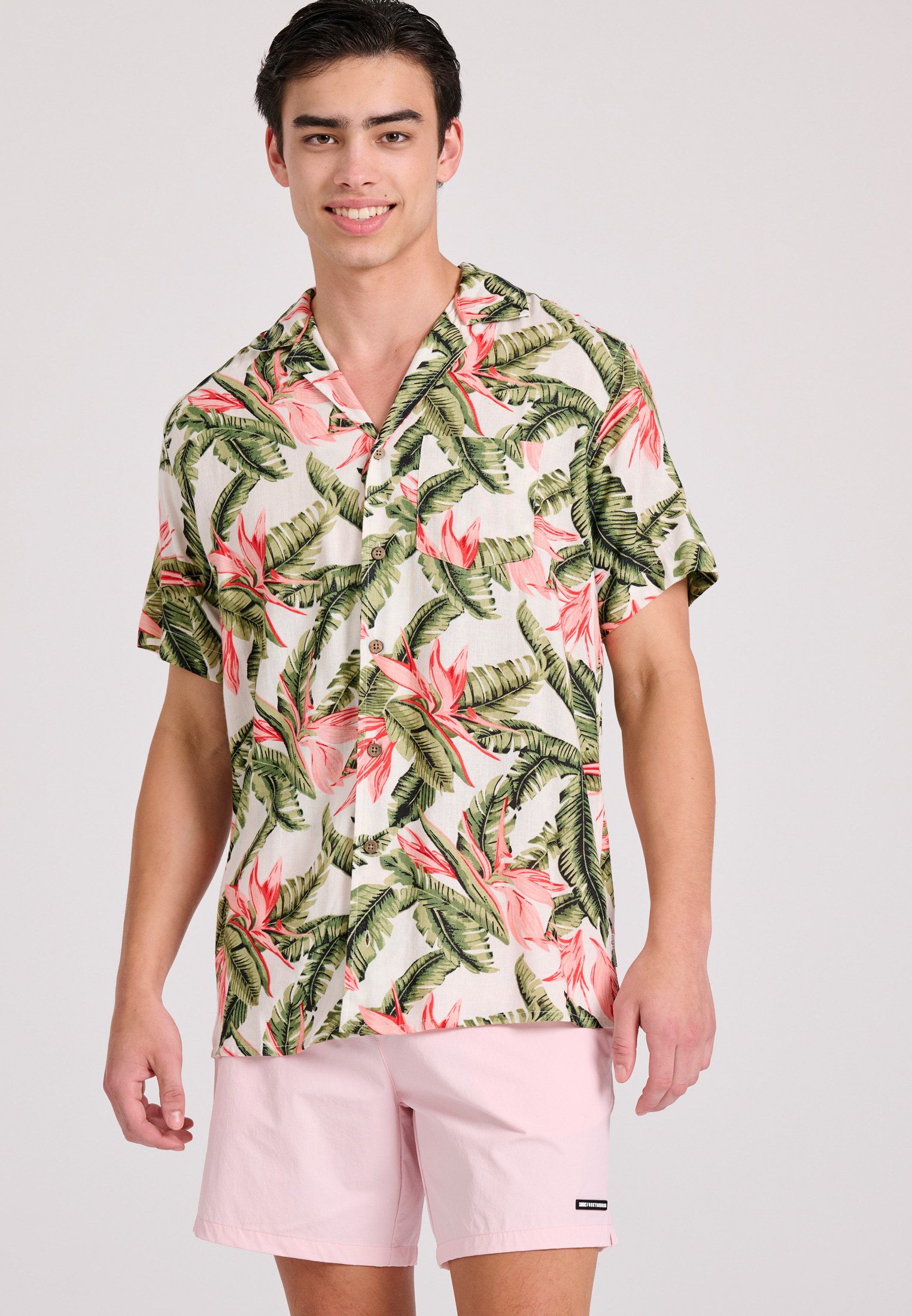 Men's Swim Shorts Funky Buddha Pink