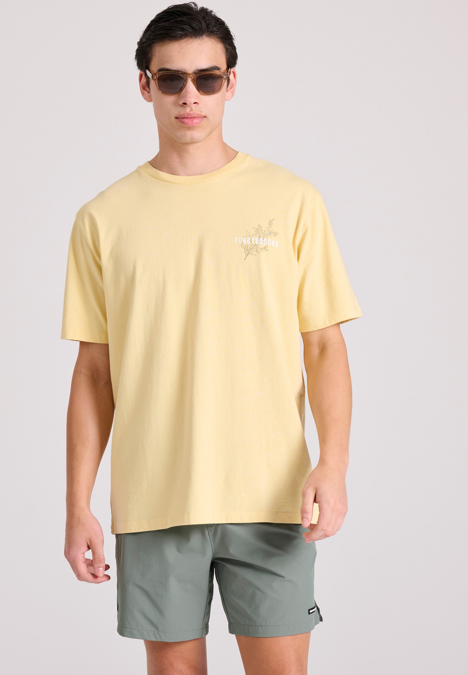 Men's Swim Shorts Funky Buddha Green