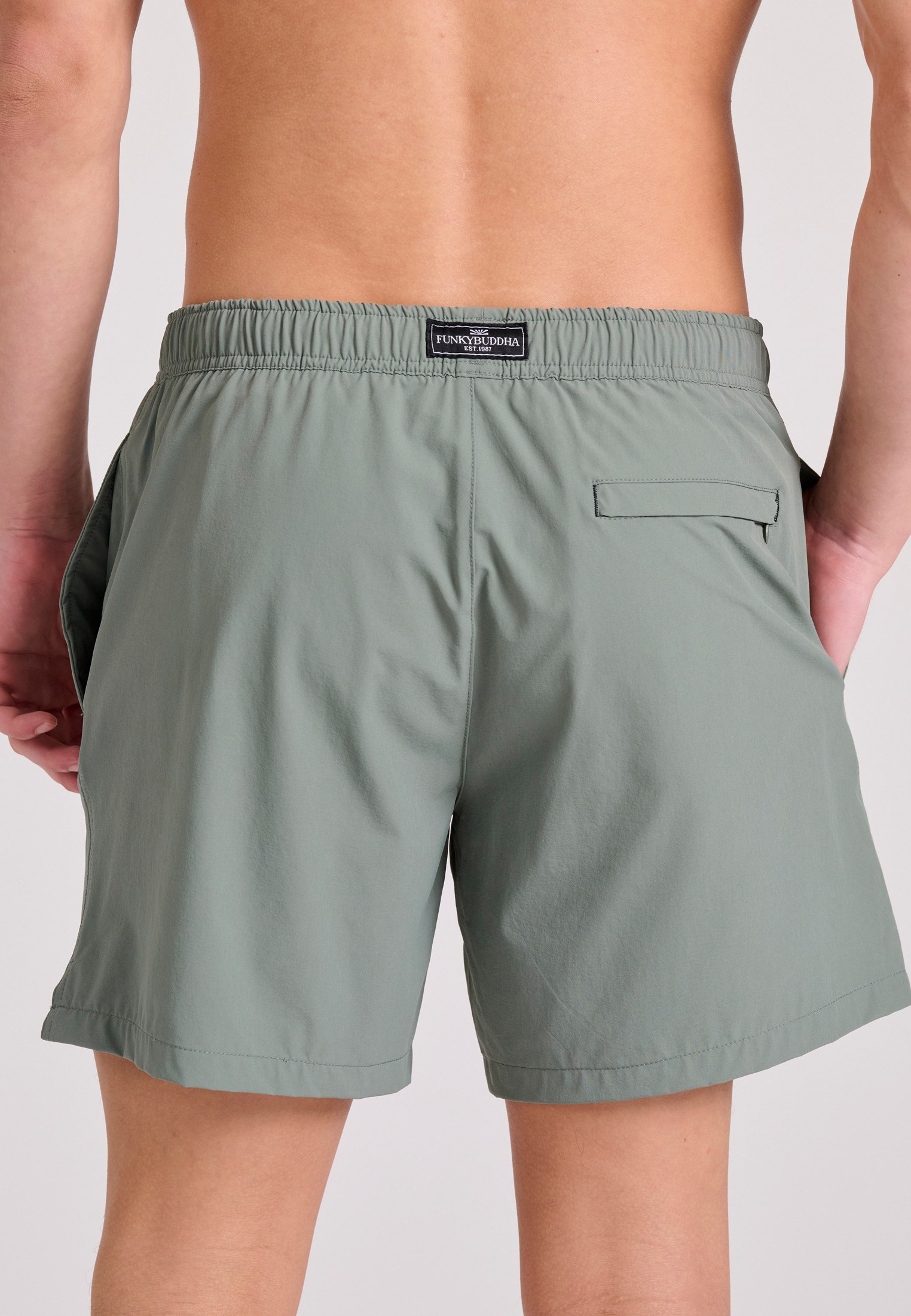 Men's Swim Shorts Funky Buddha Green