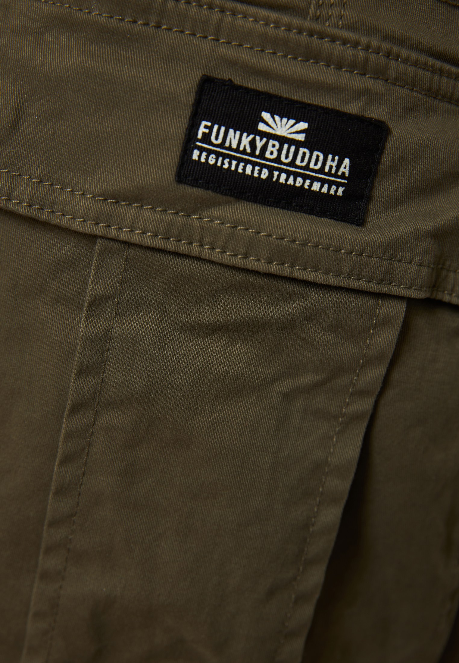 Men's Trousers Funky Buddha Khaki