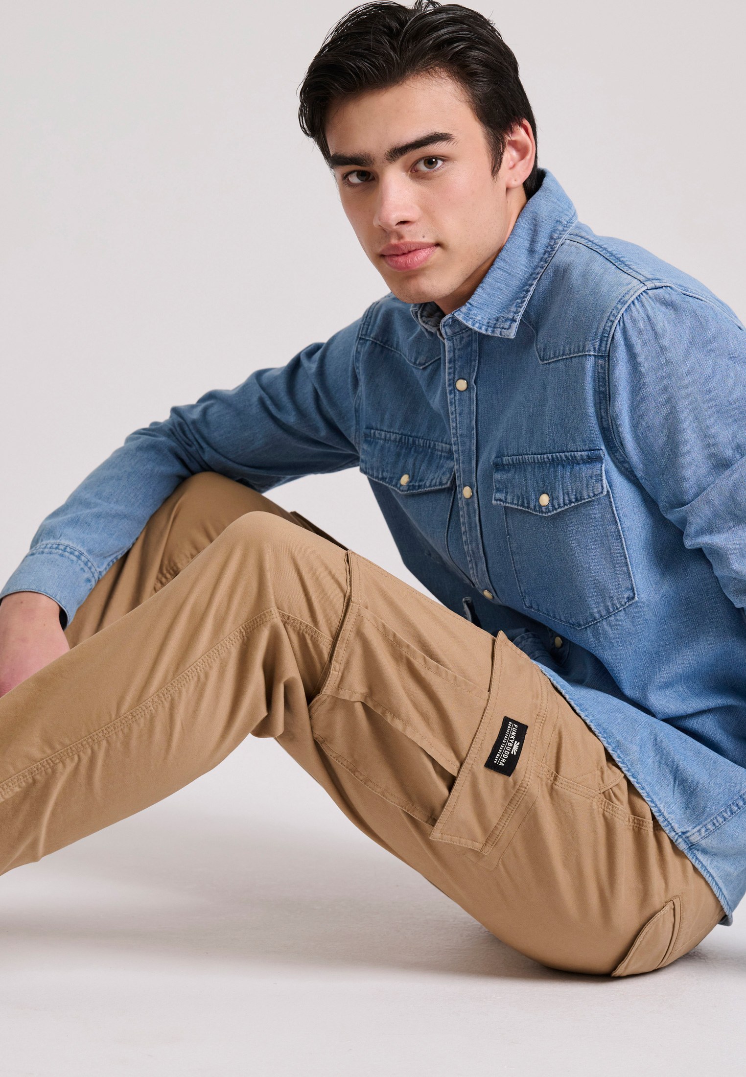 Men's Trousers Funky Buddha Beige