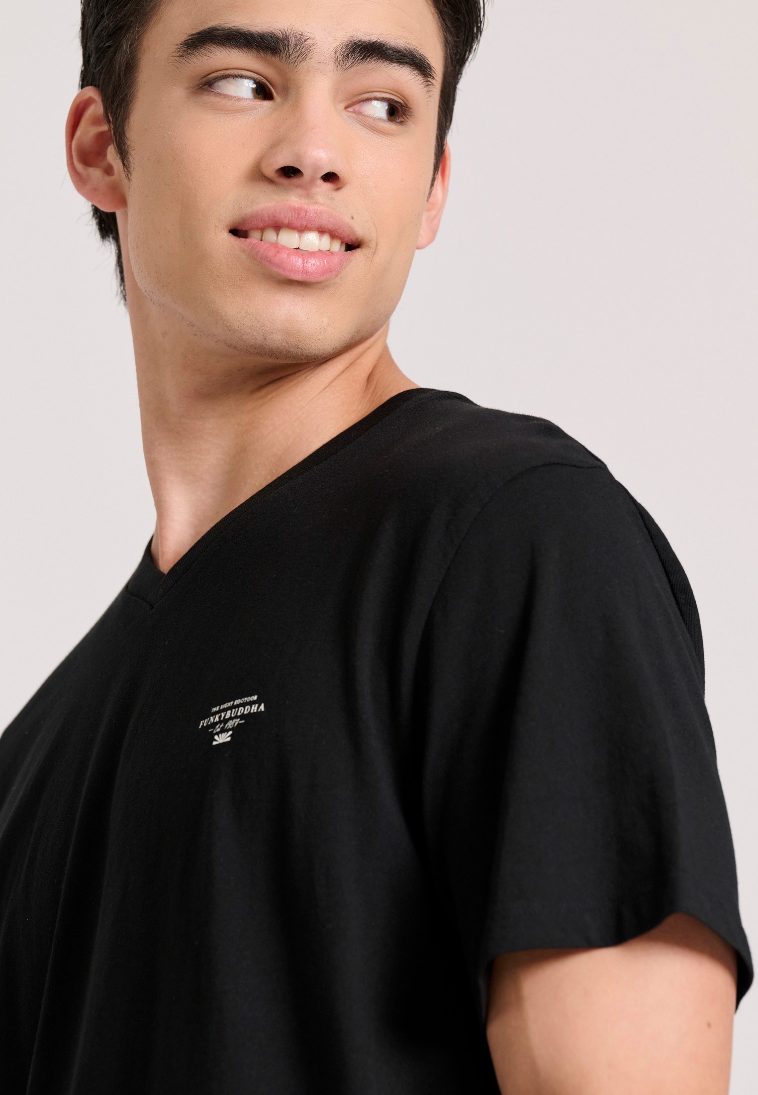 Men's T-Shirts Funky Buddha Black