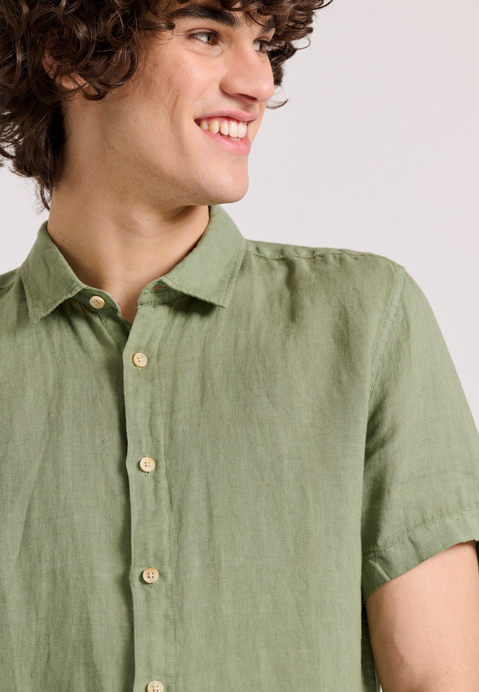 Men's Shirts Funky Buddha Khaki