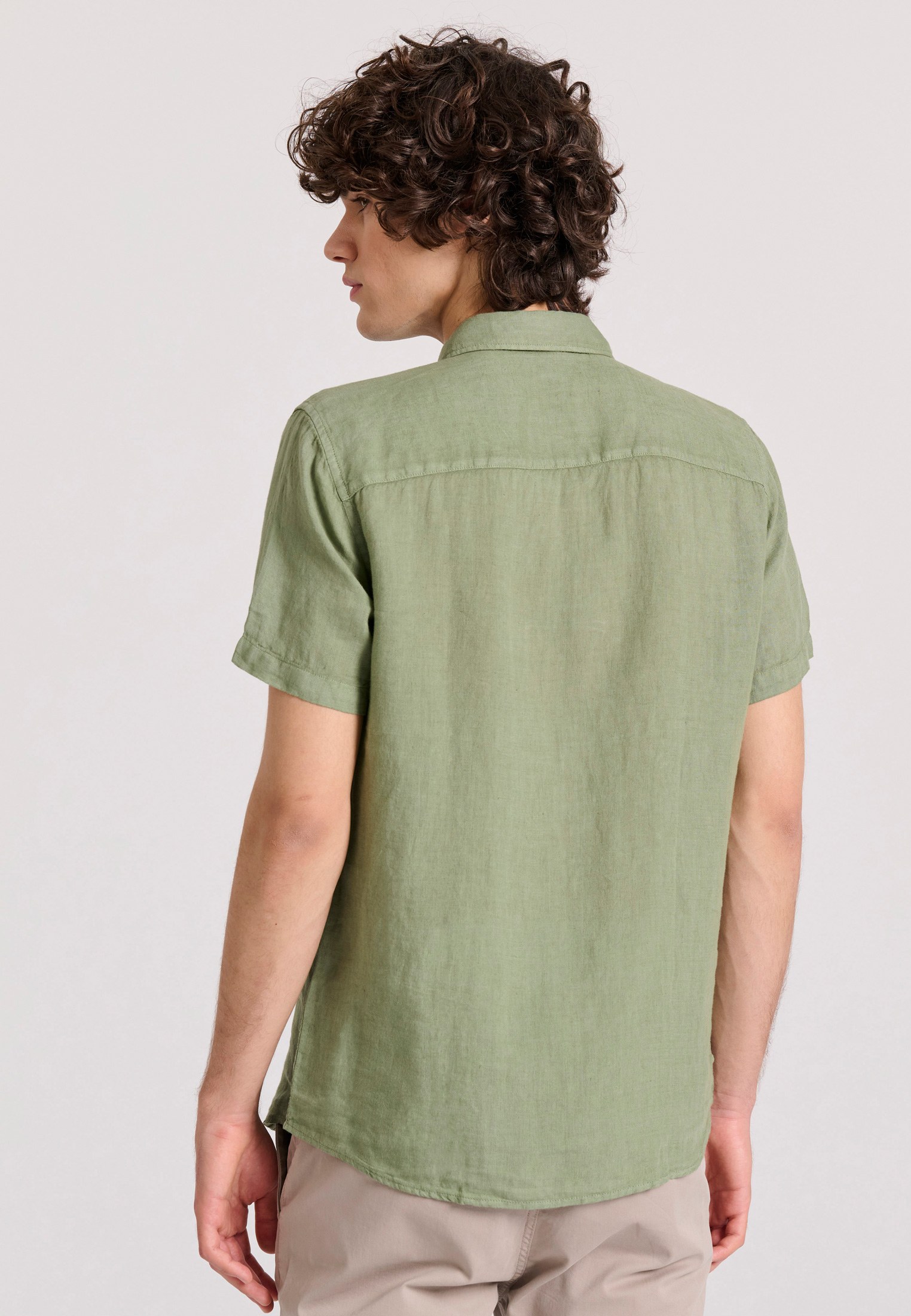 Men's Shirts Funky Buddha Khaki