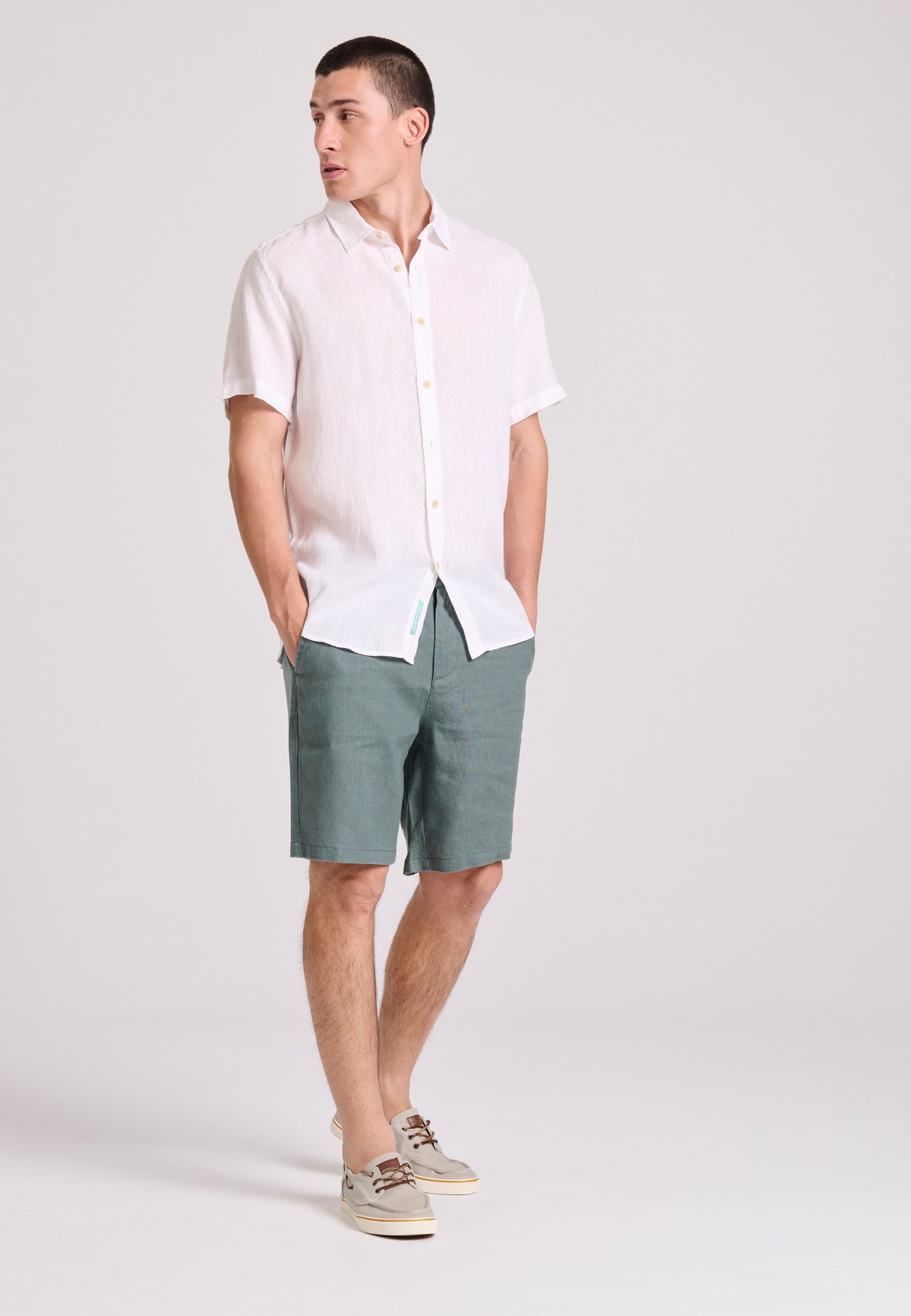 Men's Shirts Funky Buddha White