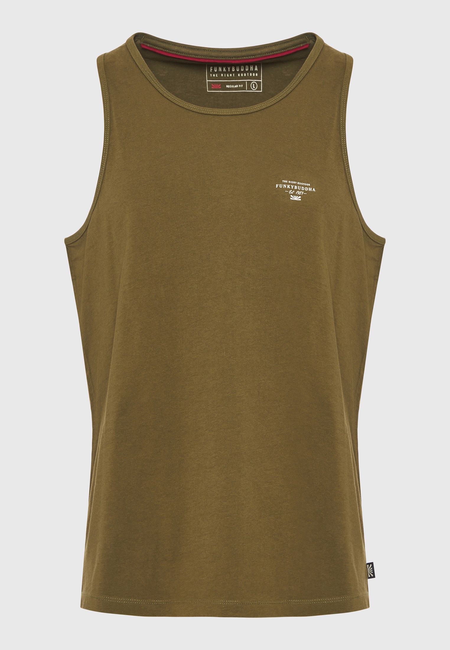 Men's T-Shirts Funky Buddha Khaki