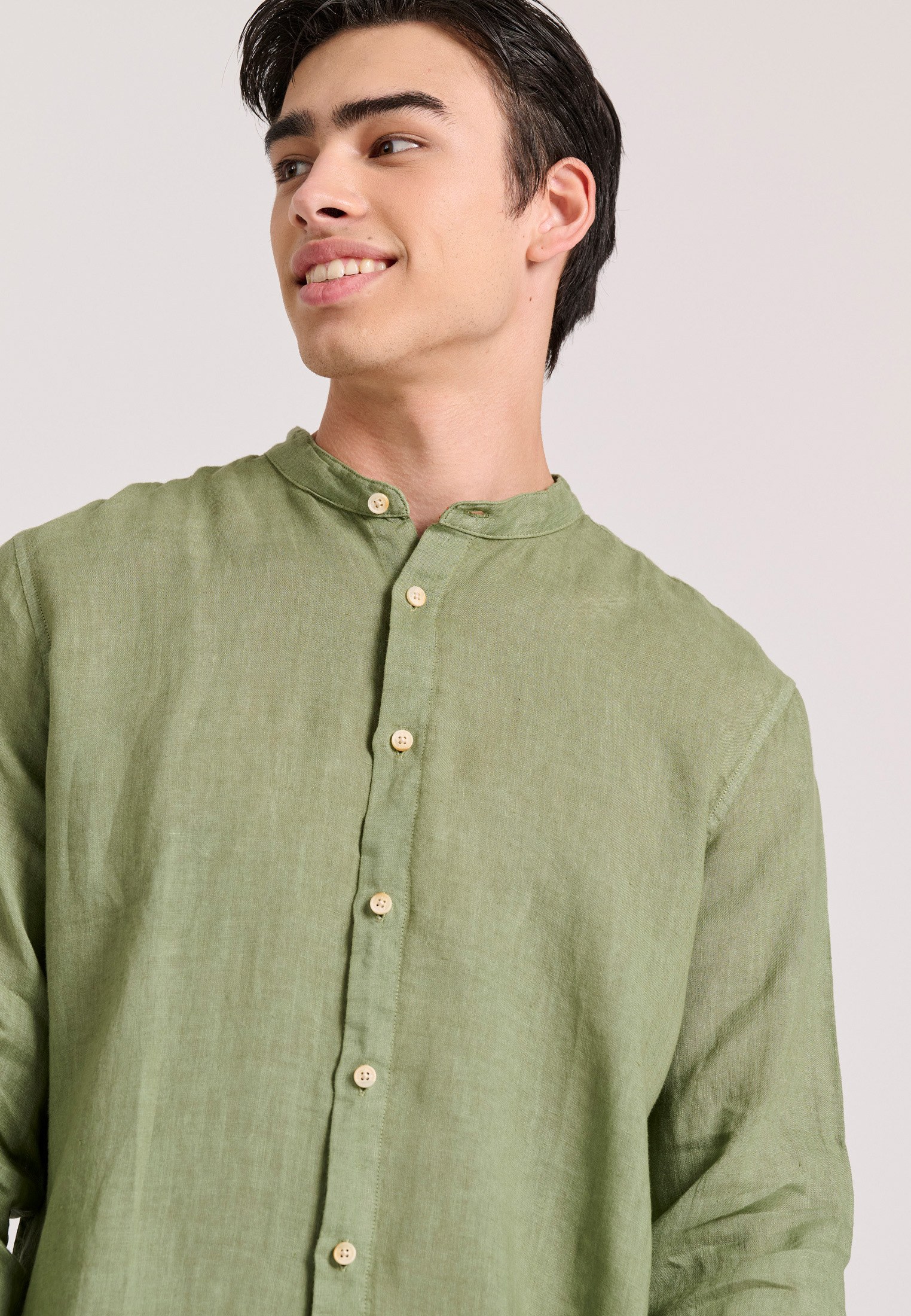 Men's Shirts Funky Buddha Khaki