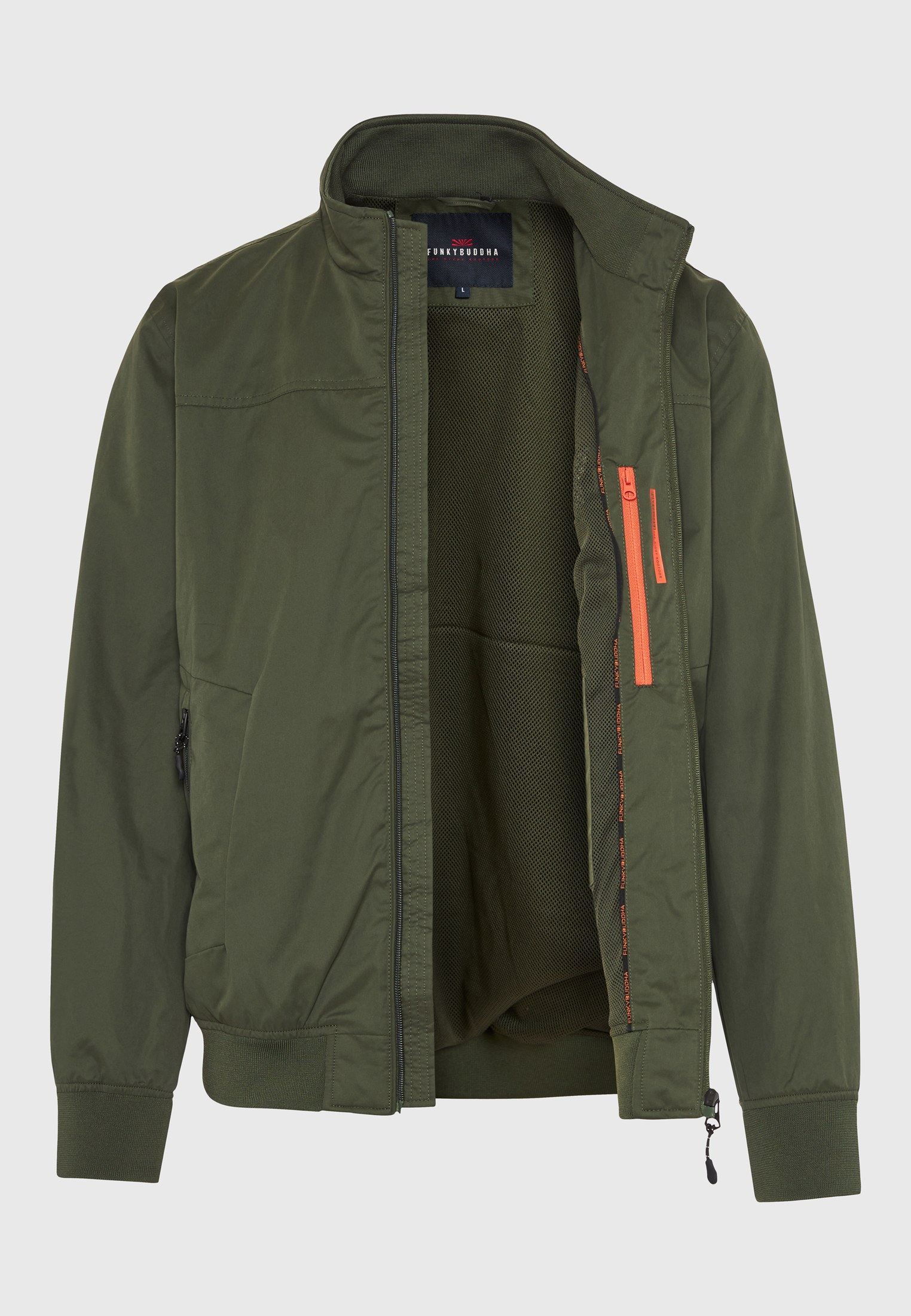 Men's Jackets Funky Buddha Khaki