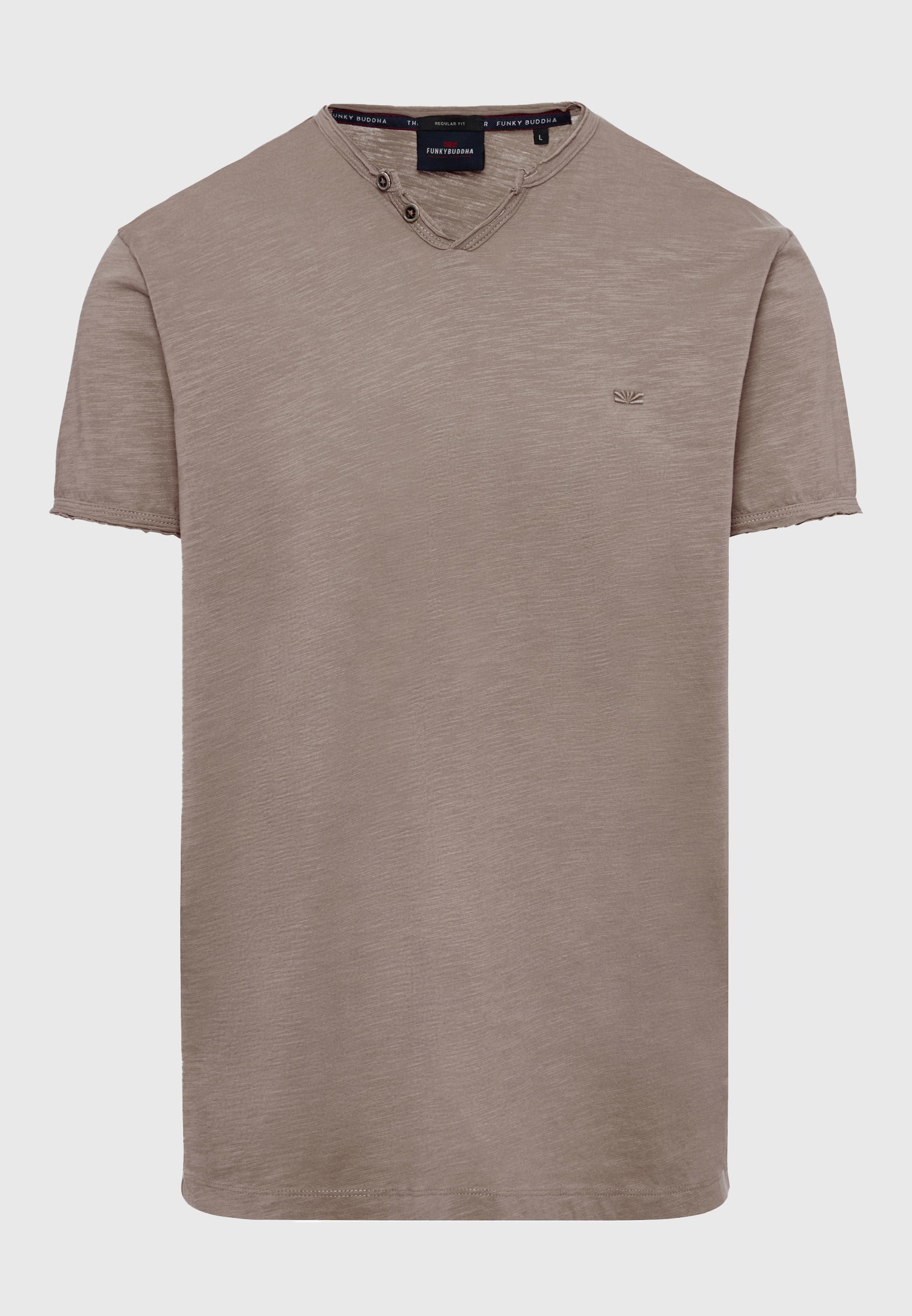 Men's T-Shirts Funky Buddha Brown