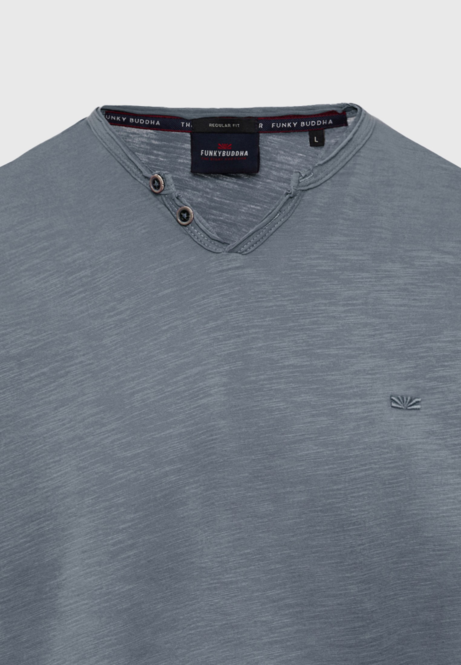 Men's T-Shirts Funky Buddha Gray