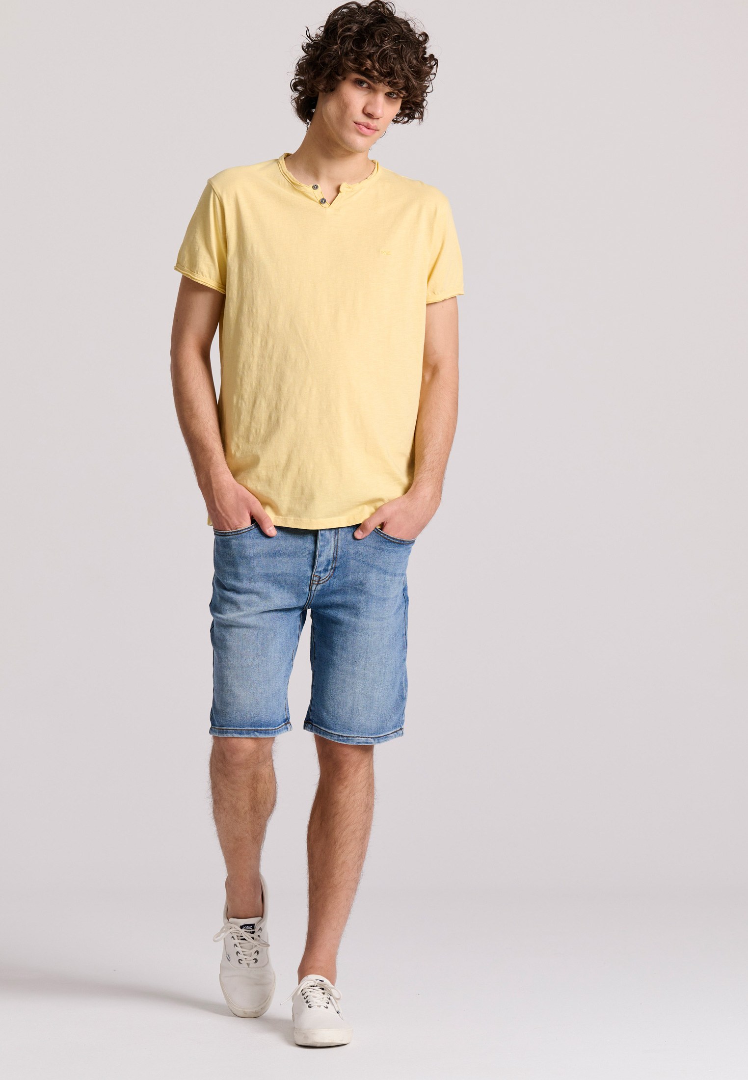 Men's T-Shirts Funky Buddha Yellow