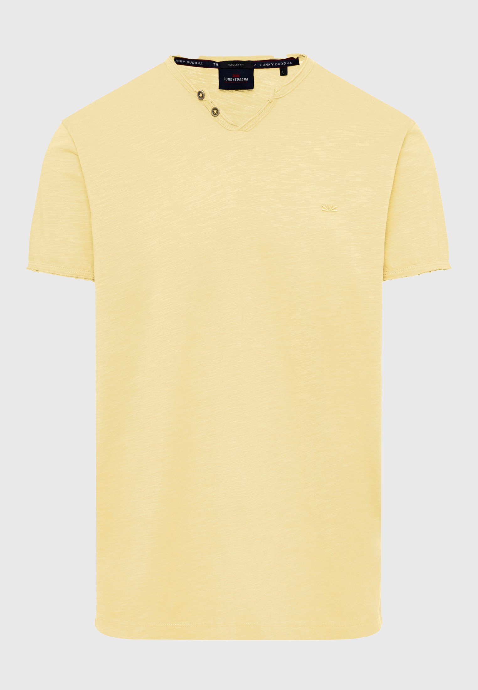 Men's T-Shirts Funky Buddha Yellow