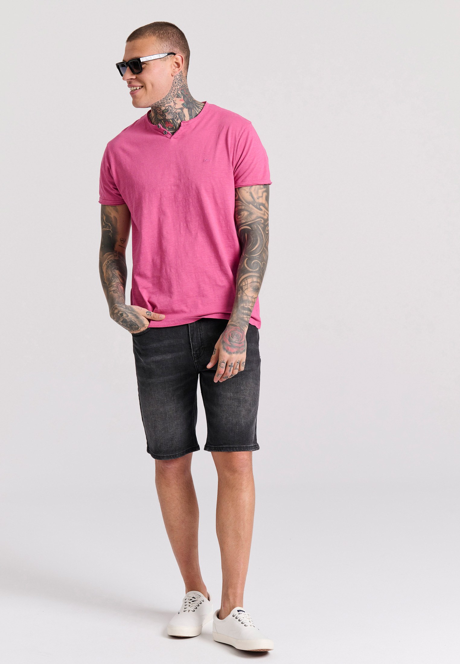 Men's T-Shirts Funky Buddha Pink