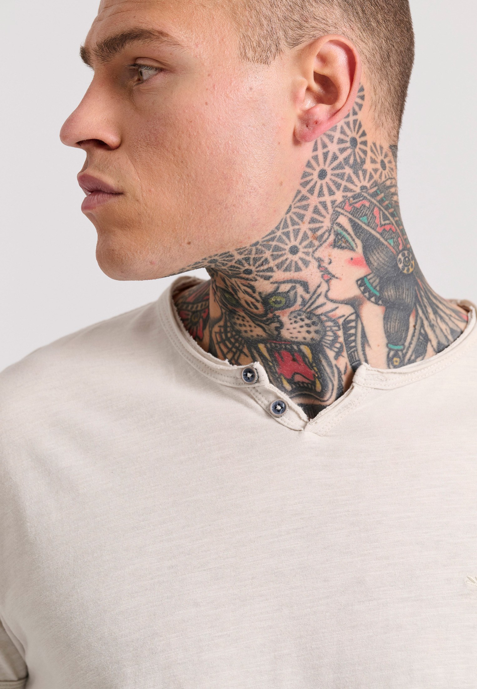 Men's T-Shirts Funky Buddha Gray