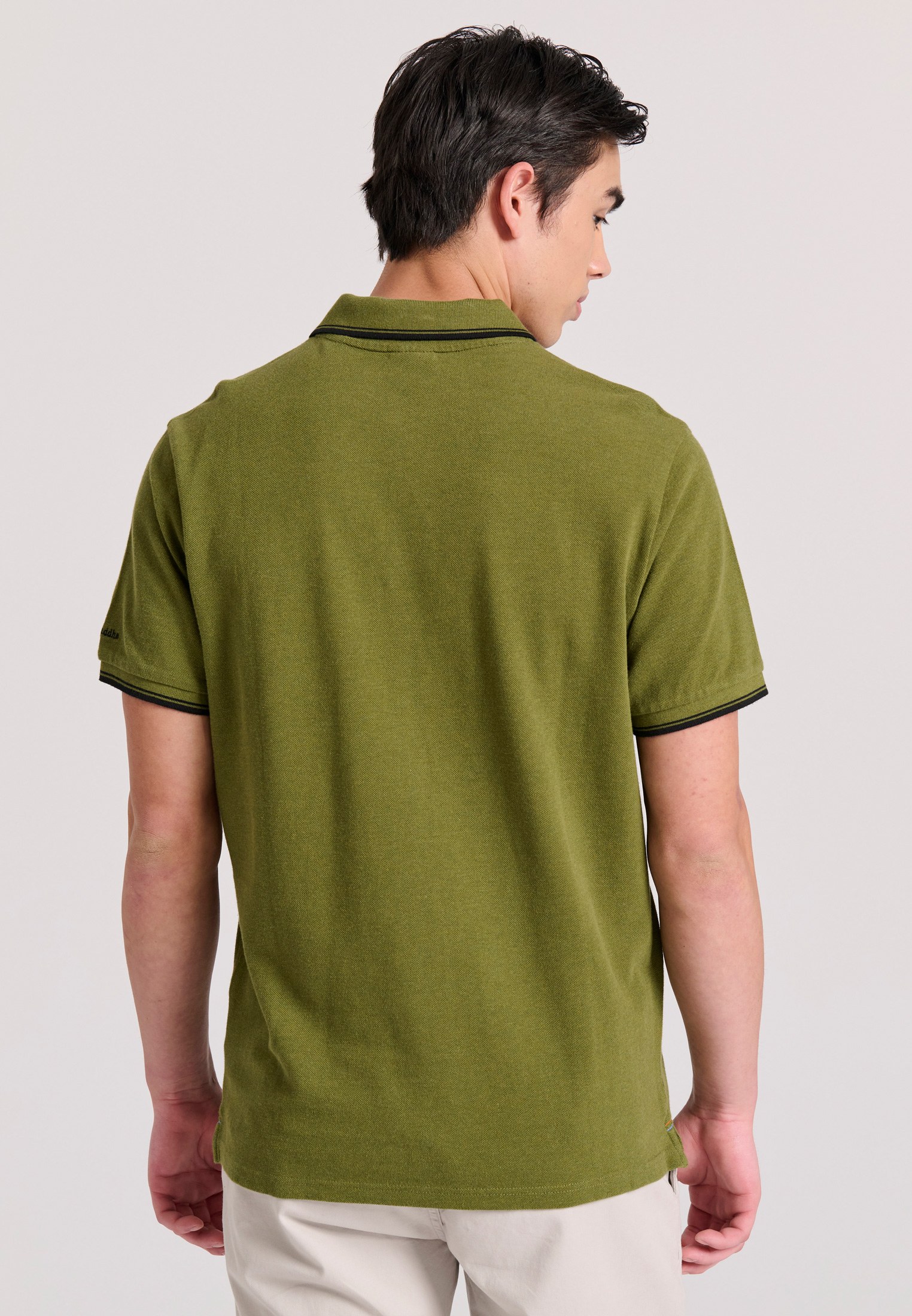 Men's Polo Shirts Funky Buddha Green