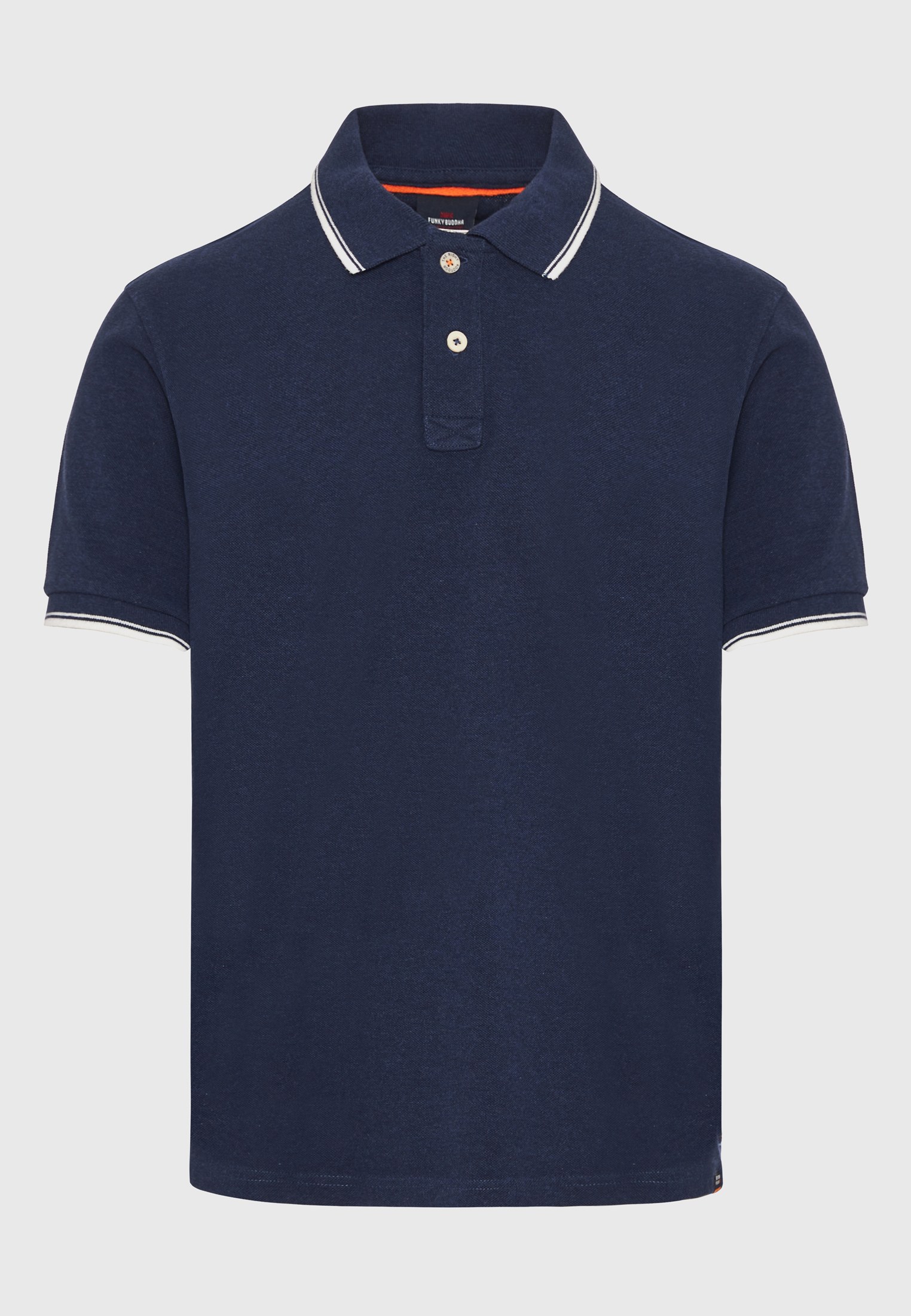 Men's Polo Shirts Funky Buddha Navy
