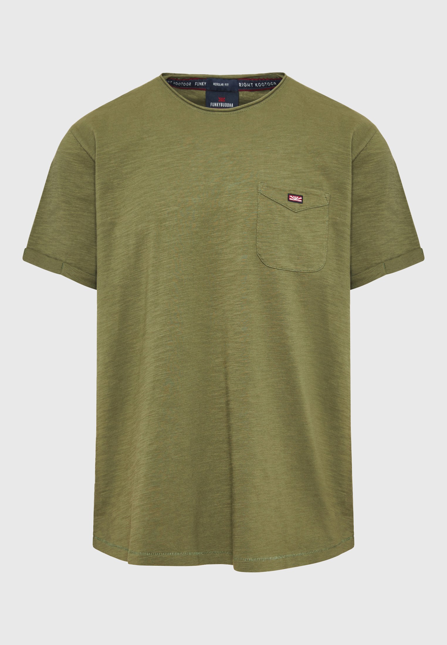 Men's T-Shirts Funky Buddha Khaki