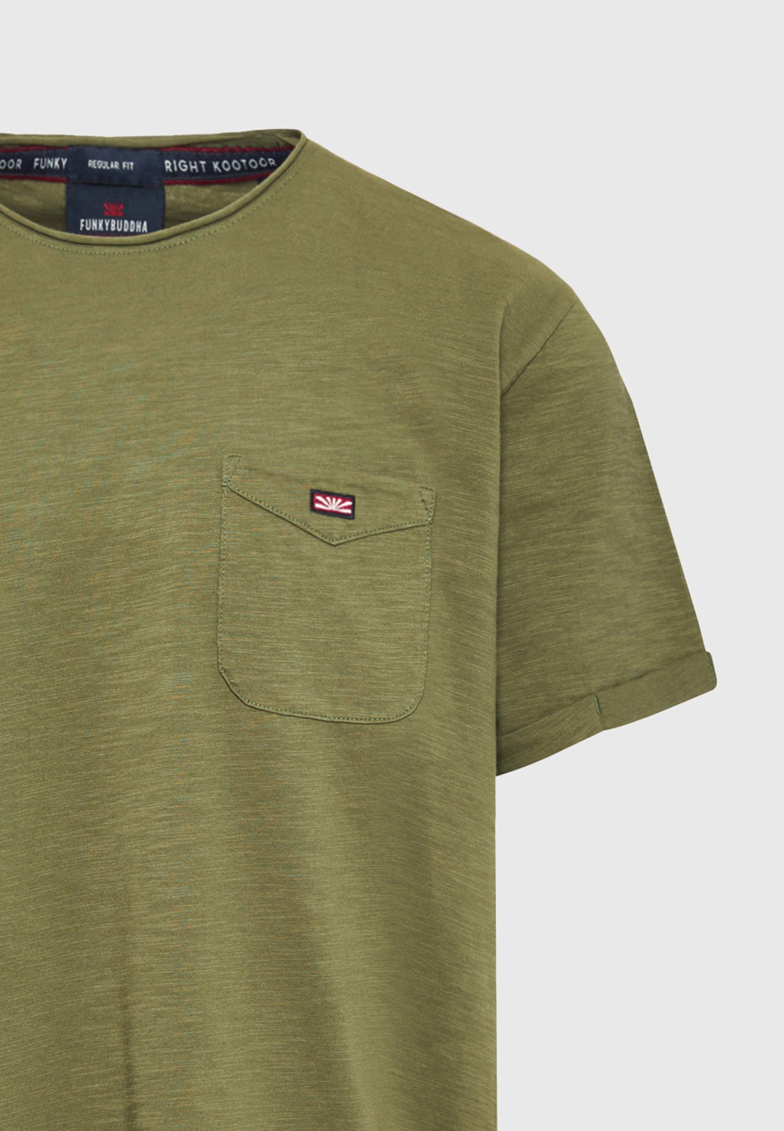Men's T-Shirts Funky Buddha Khaki