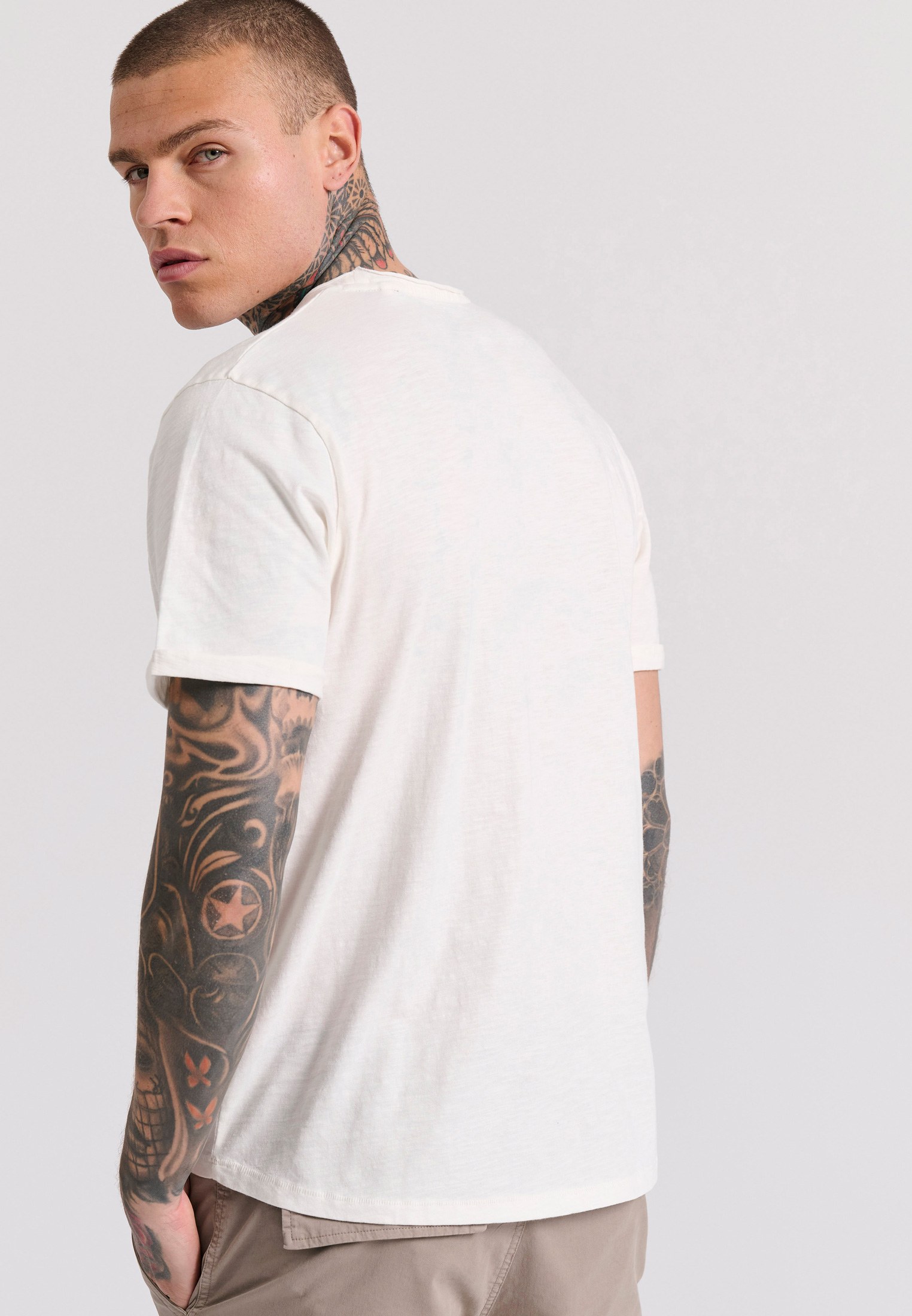 Men's T-Shirts Funky Buddha White