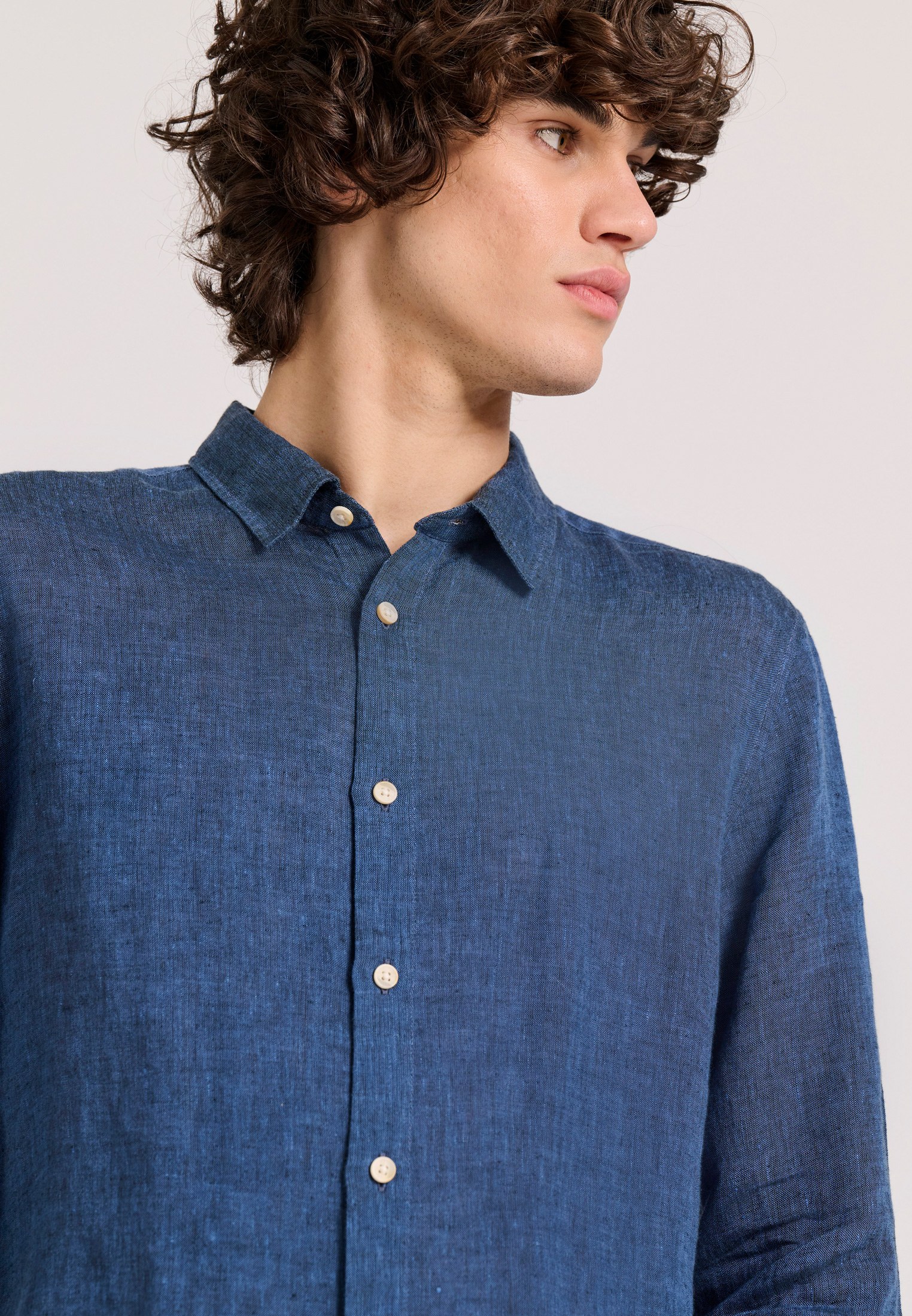 Men's Shirts Funky Buddha Blue