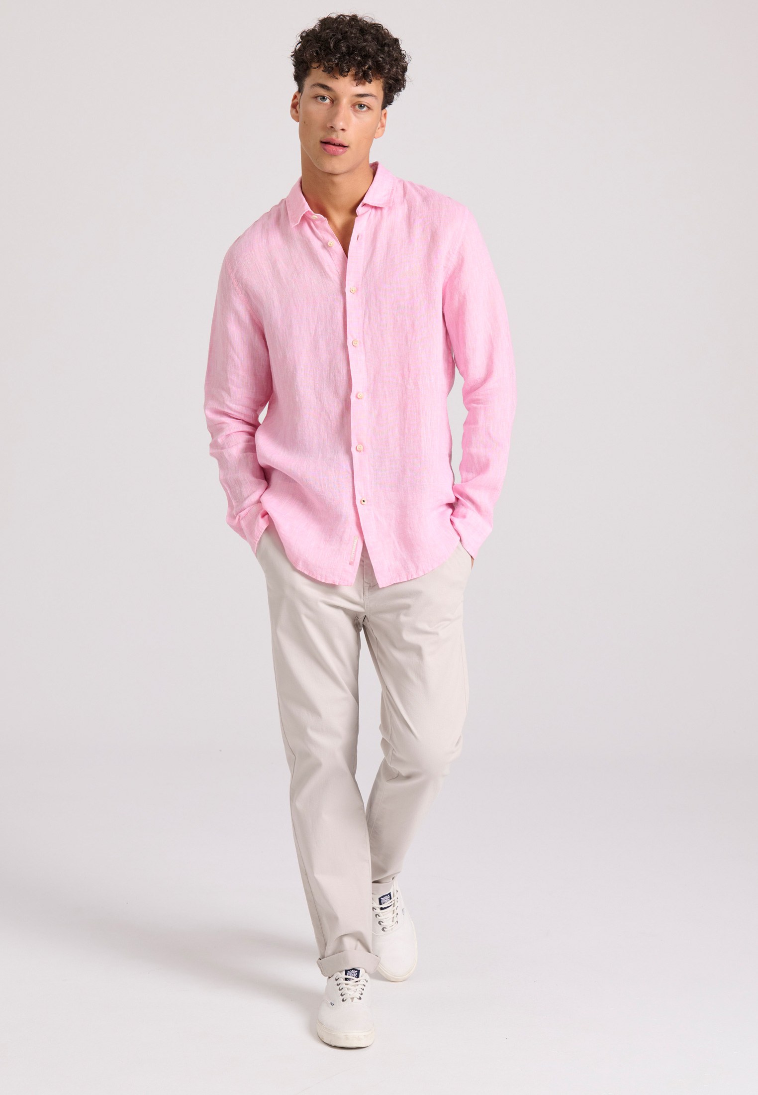 Men's Shirts Funky Buddha Pink
