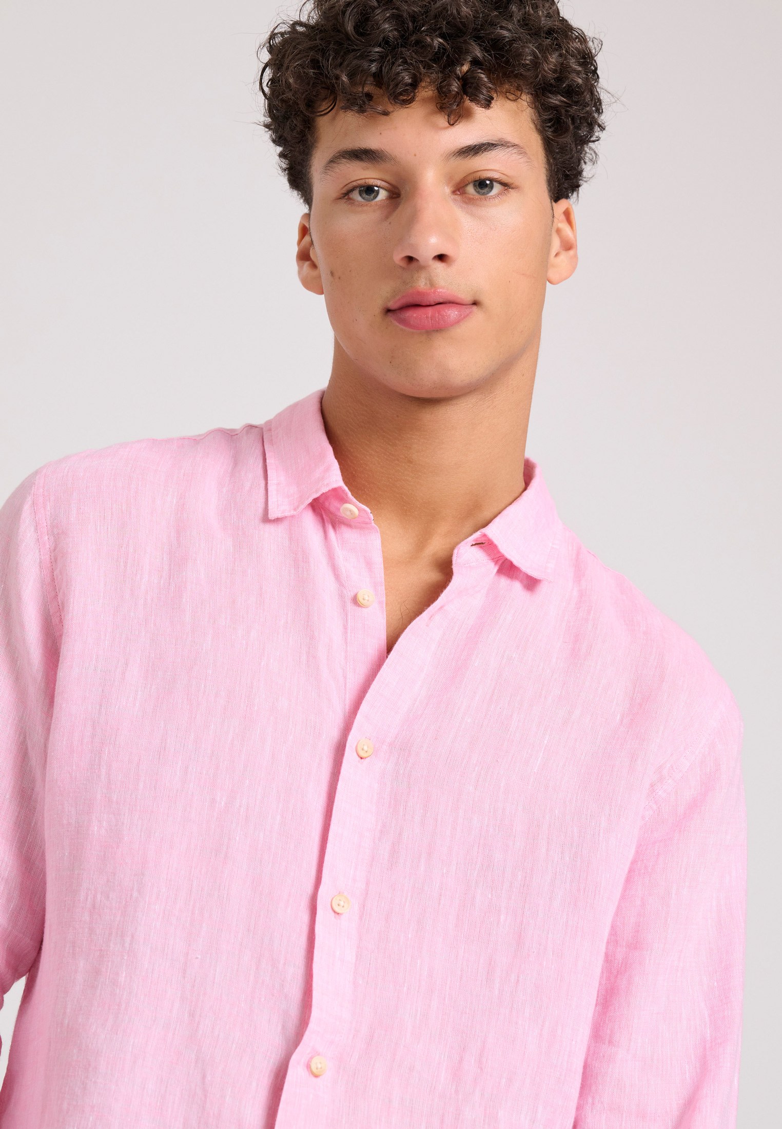 Men's Shirts Funky Buddha Pink