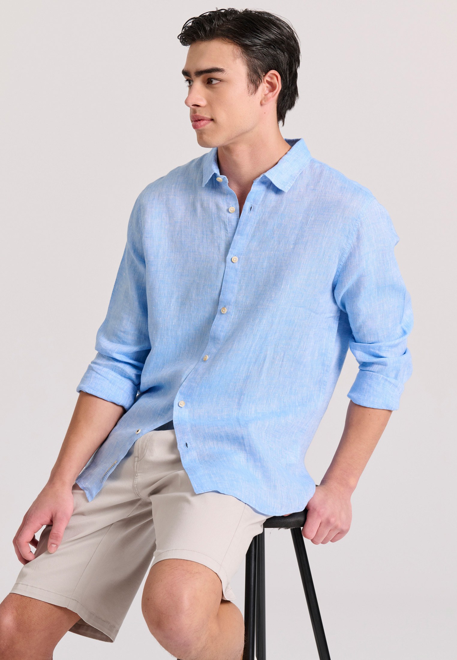 Men's Shirts Funky Buddha Blue