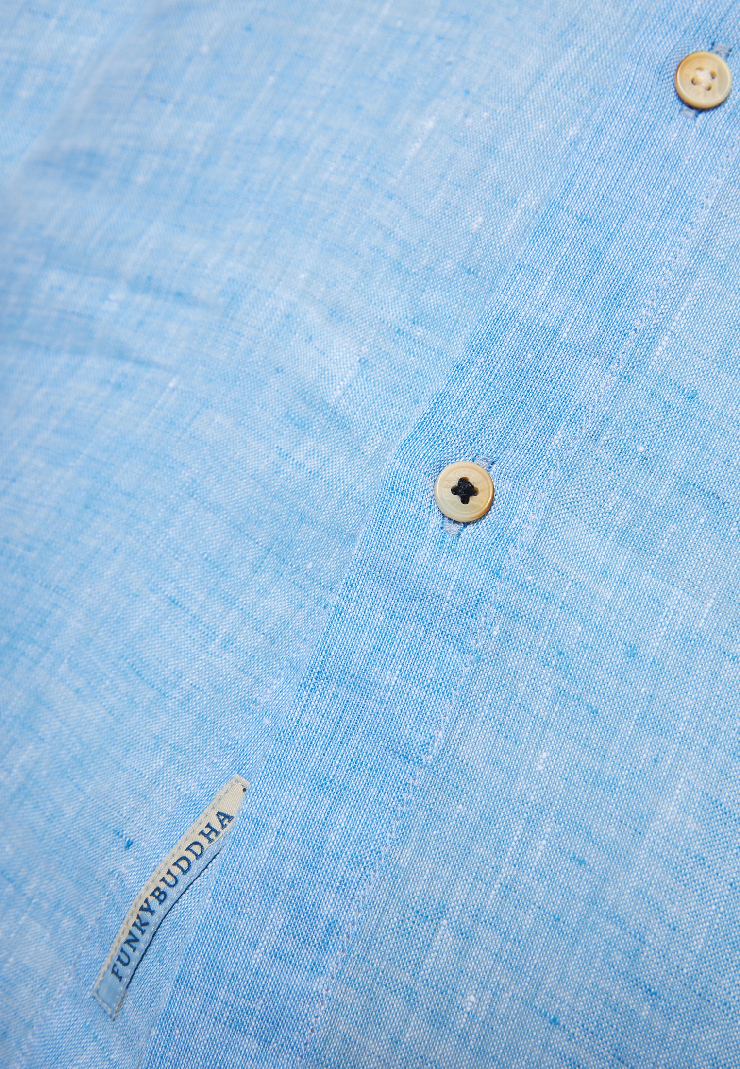 Men's Shirts Funky Buddha Blue