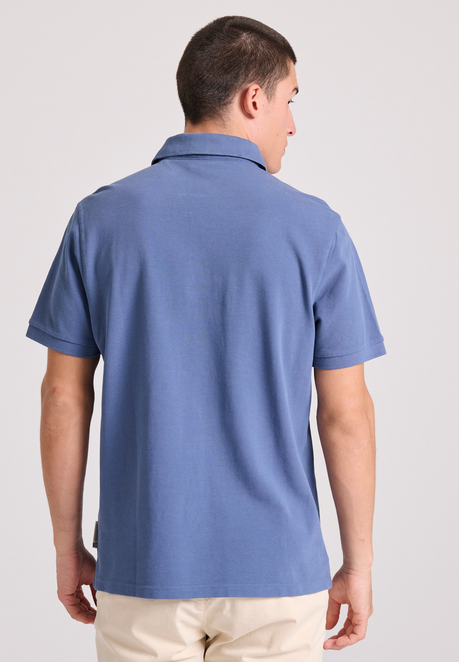 Men's Polo Shirts Funky Buddha Blue
