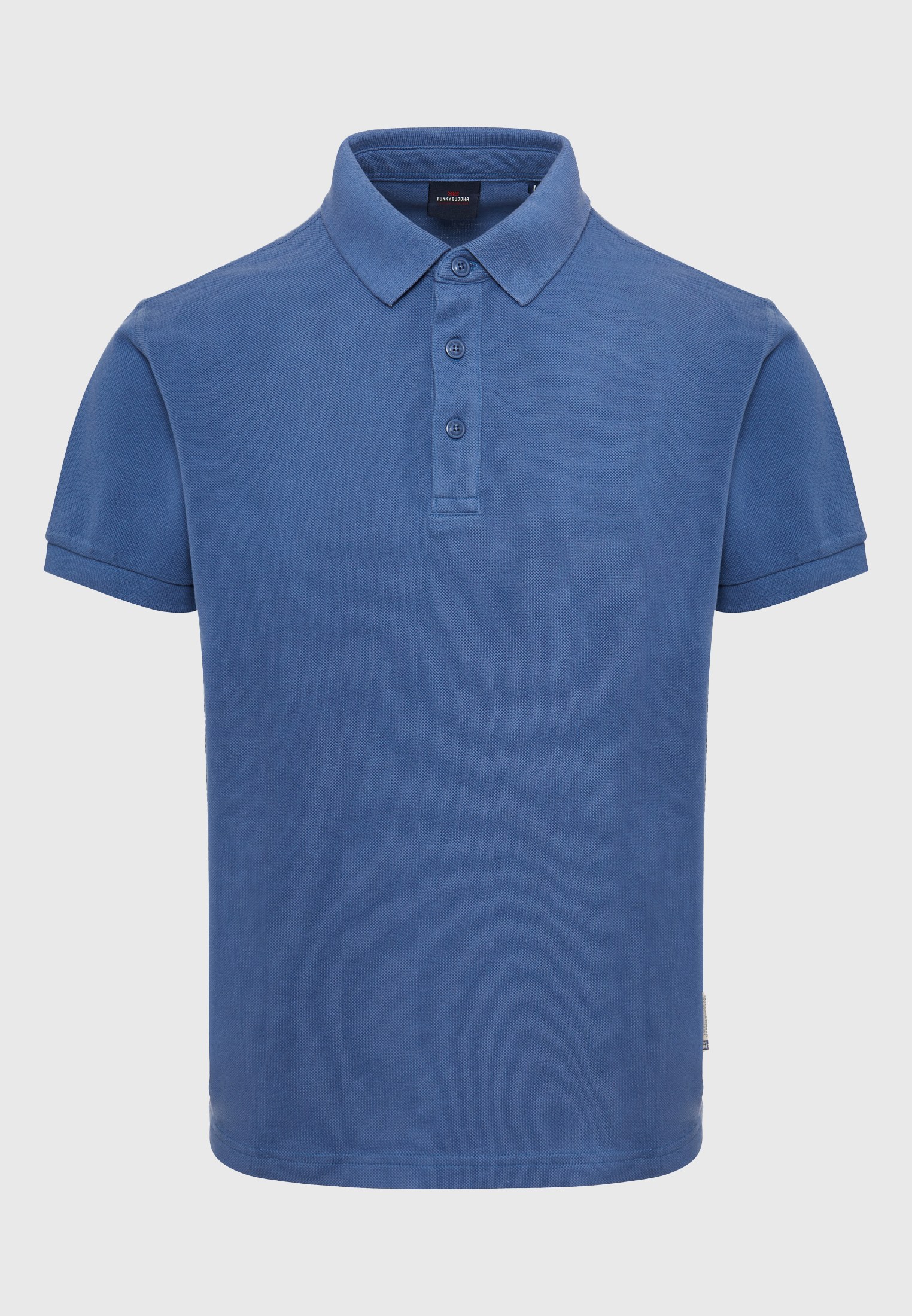 Men's Polo Shirts Funky Buddha Blue