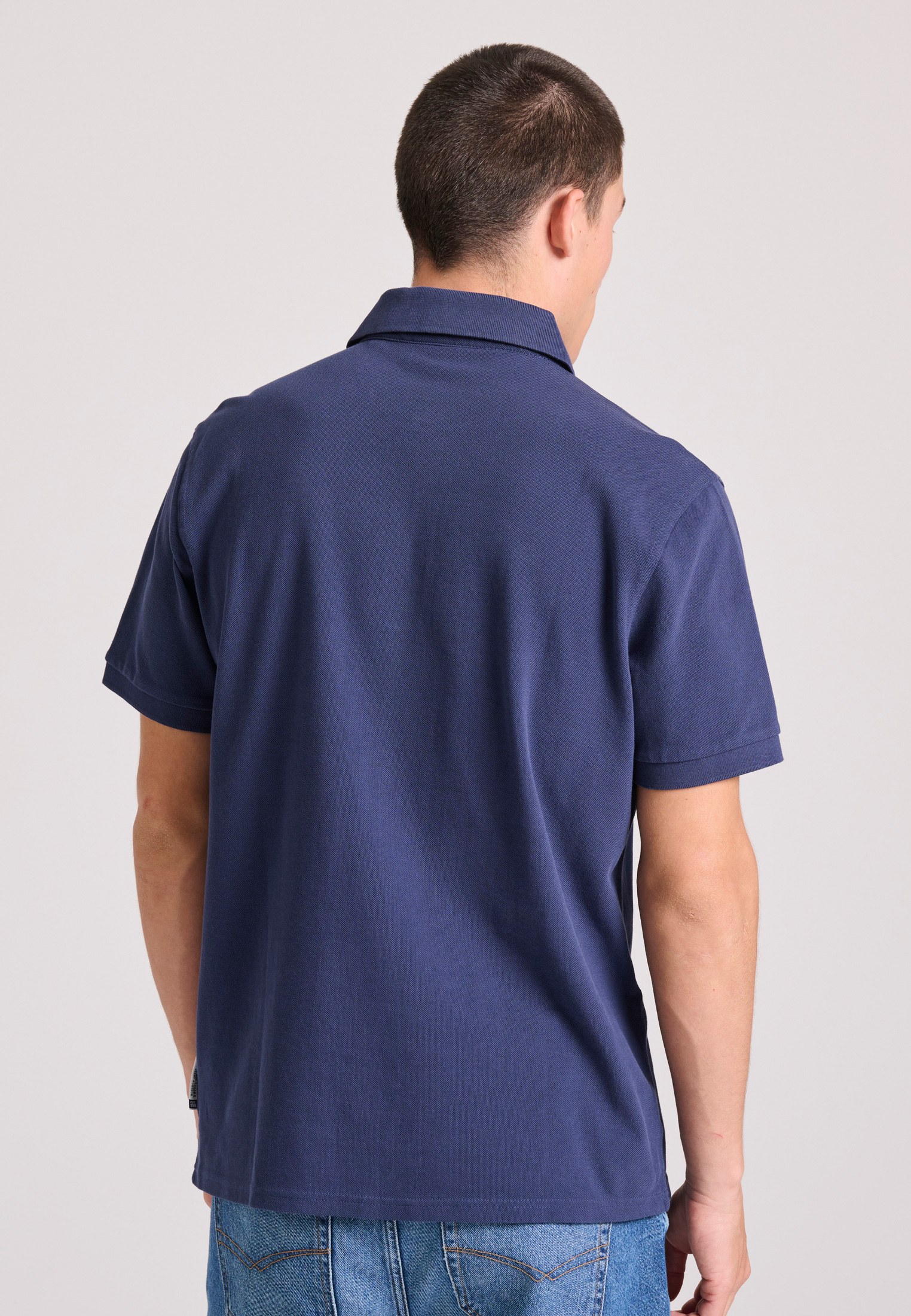 Men's Polo Shirts Funky Buddha Navy
