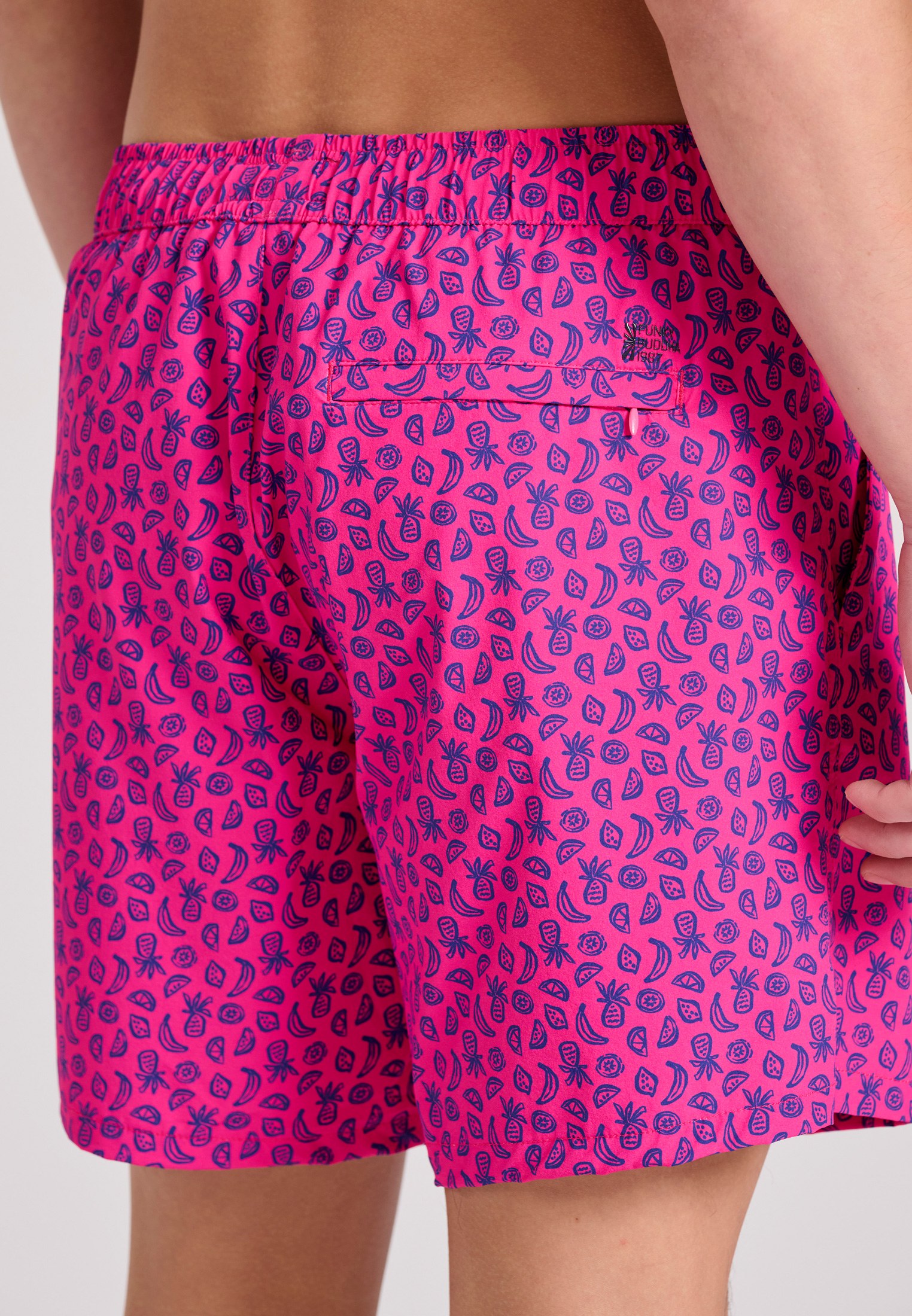 Men's Swim Shorts Funky Buddha Fuchsia
