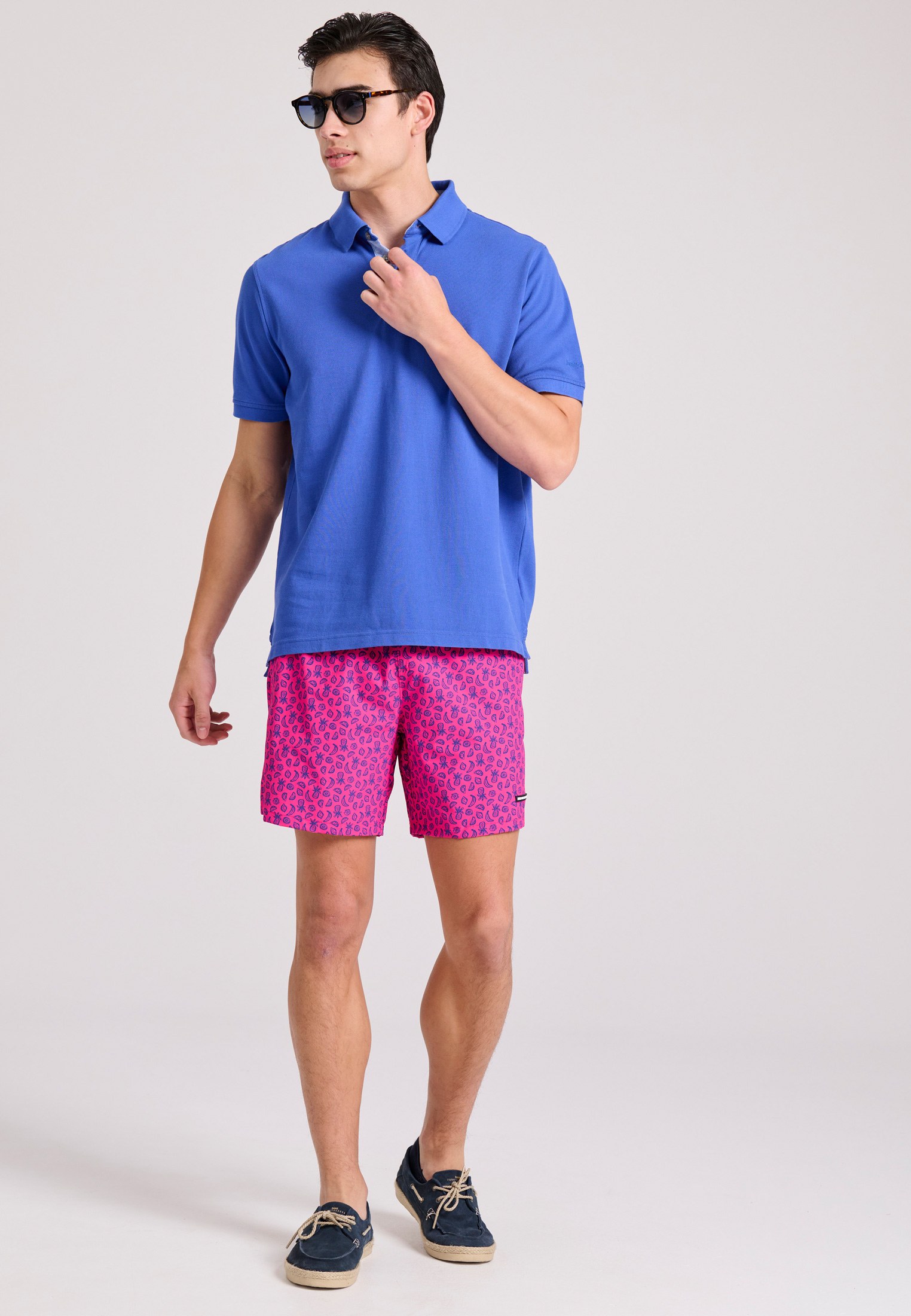 Men's Swim Shorts Funky Buddha Fuchsia