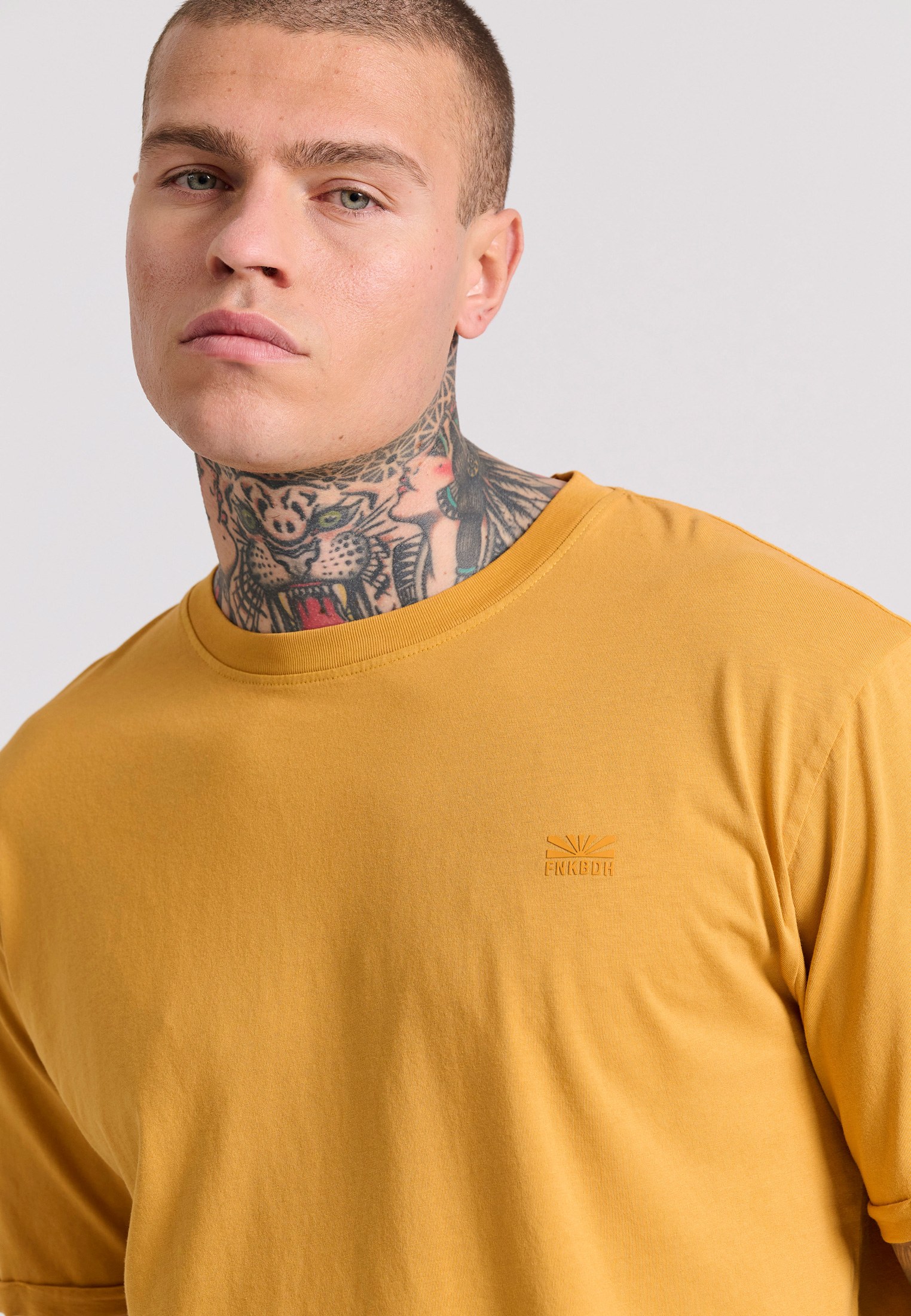Men's T-Shirts Funky Buddha Yellow