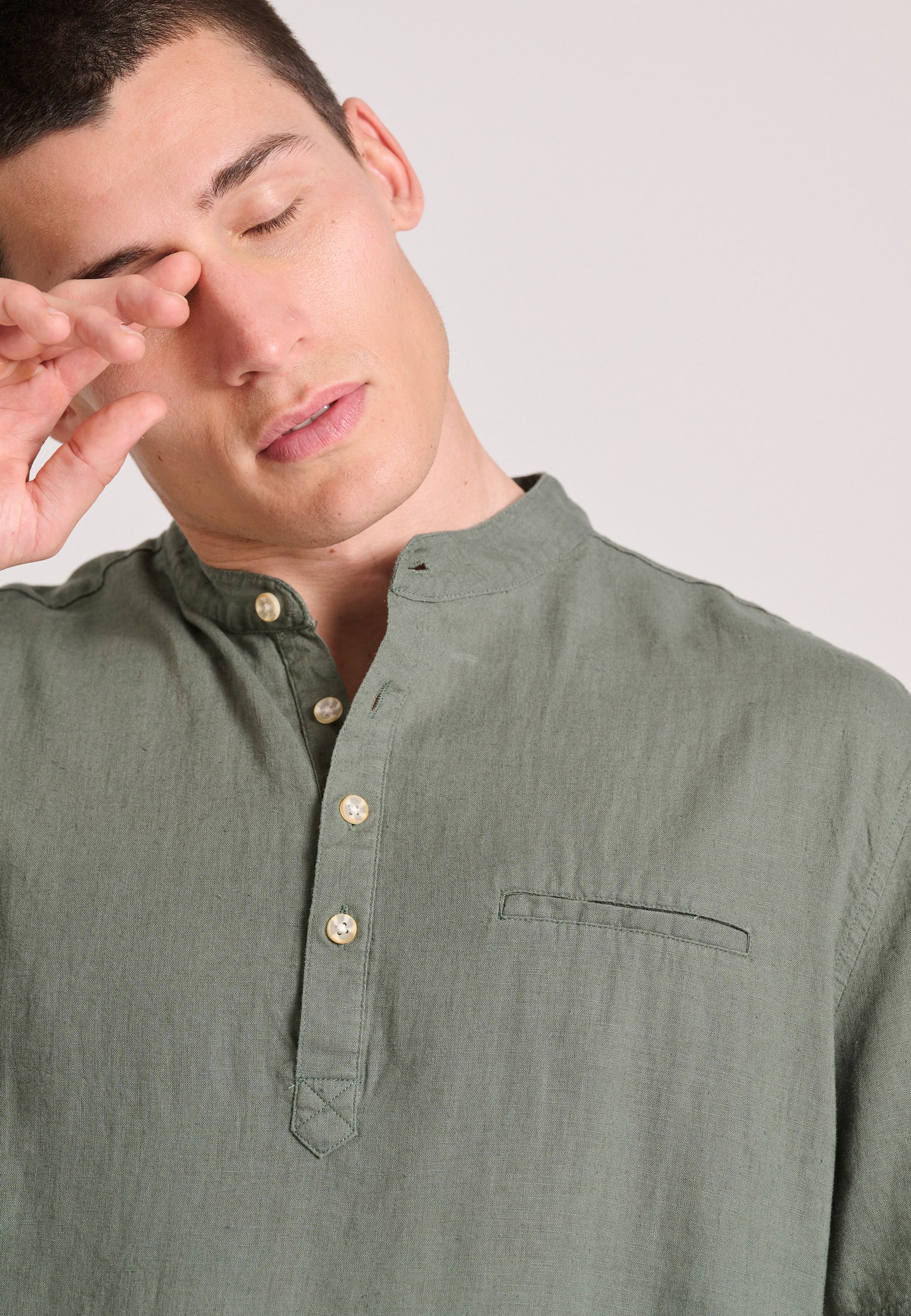 Men's Shirts Funky Buddha Green