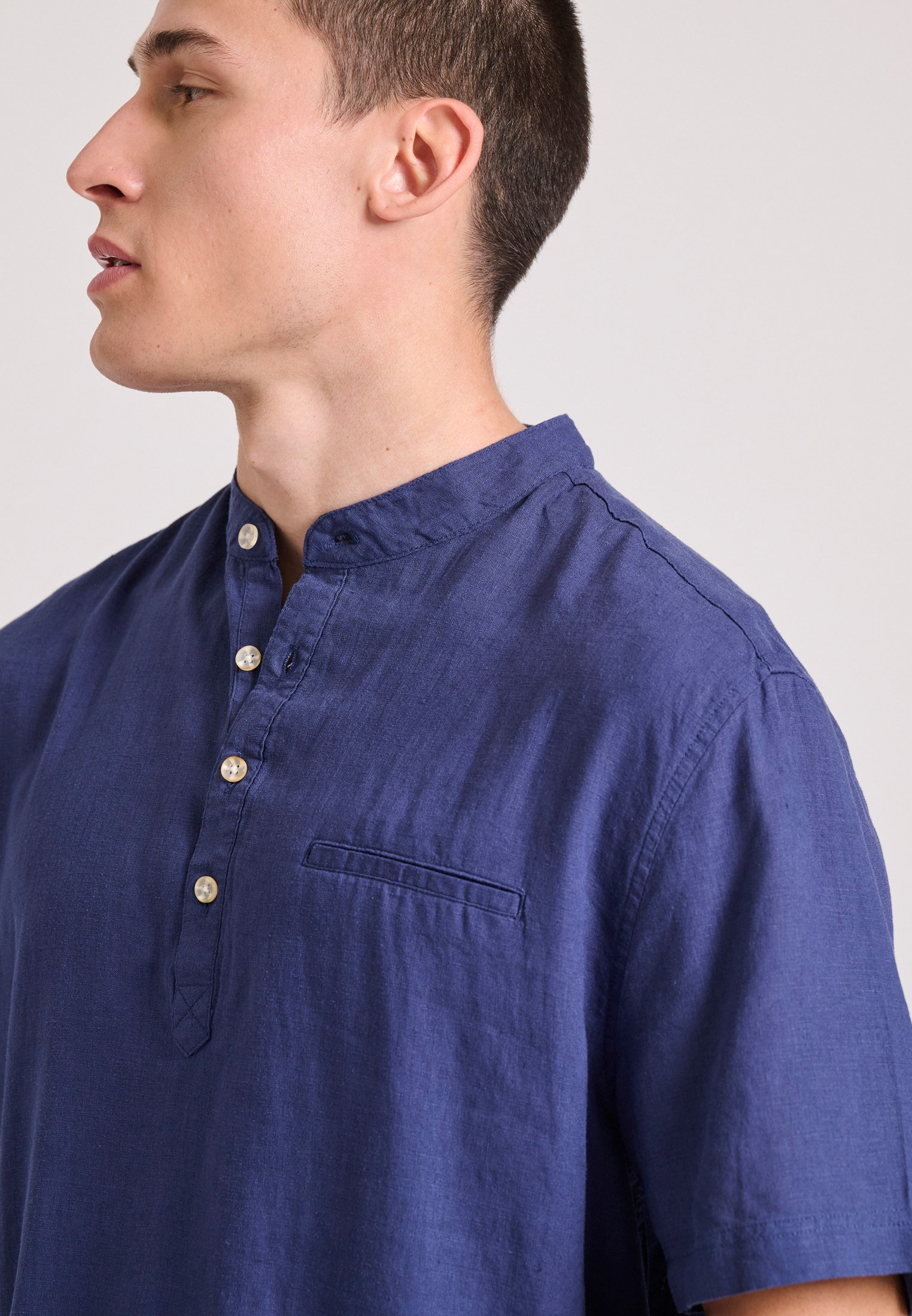 Men's Shirts Funky Buddha Navy