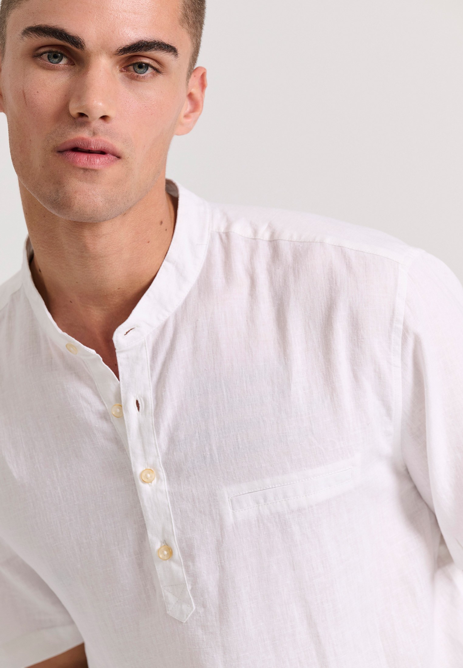 Men's Shirts Funky Buddha White