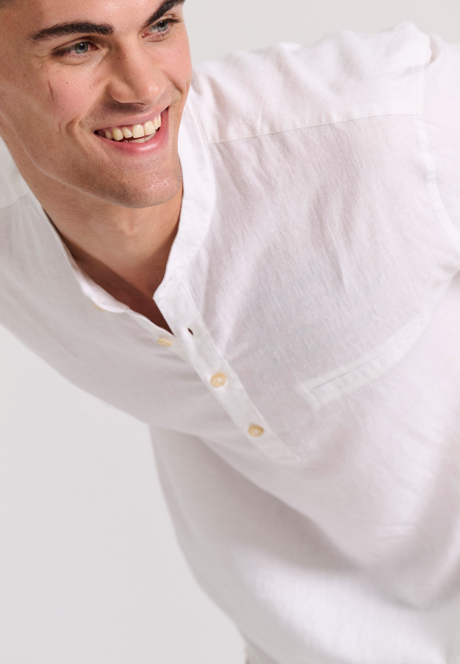 Men's Shirts Funky Buddha White