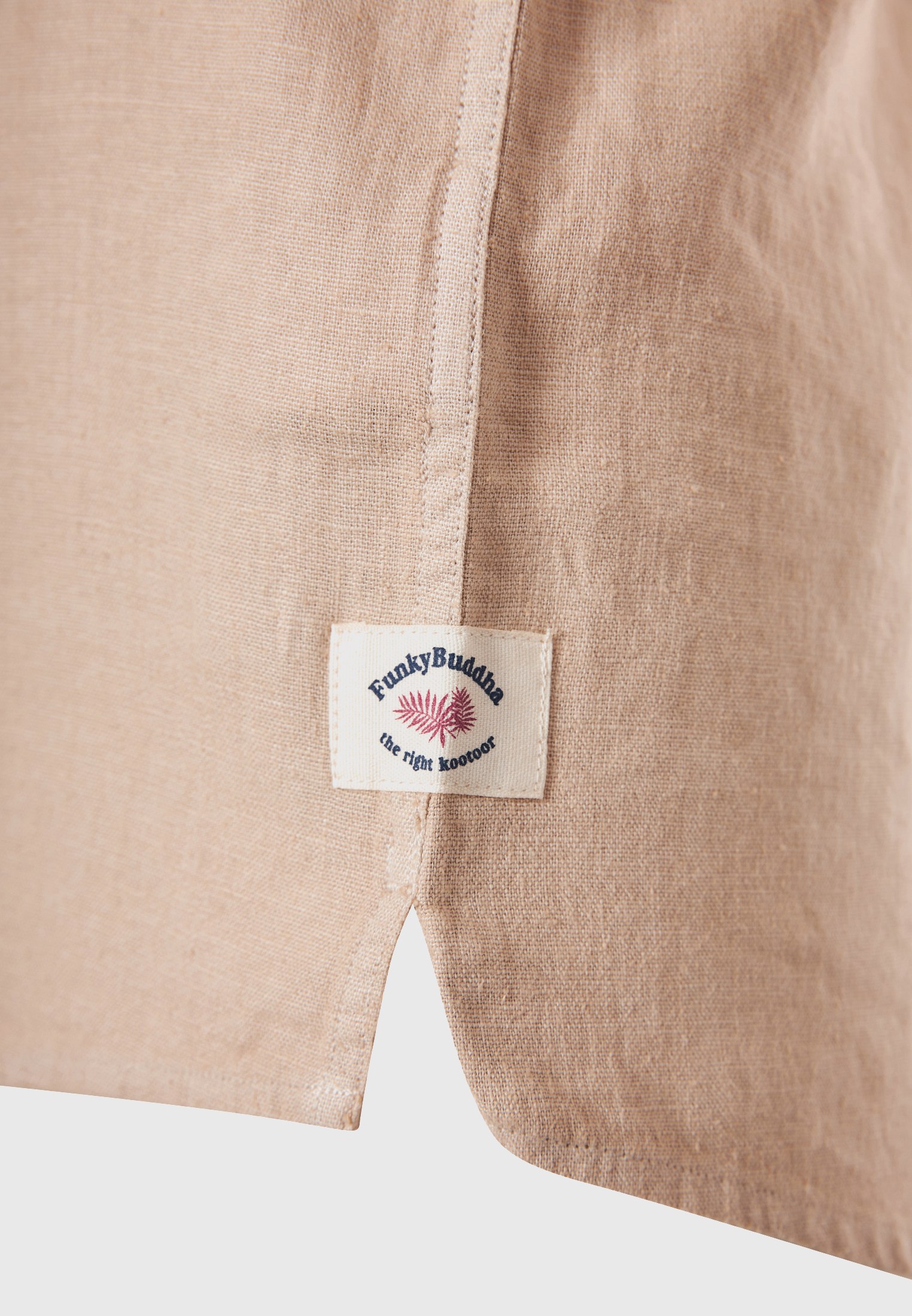 Men's Shirts Funky Buddha Beige