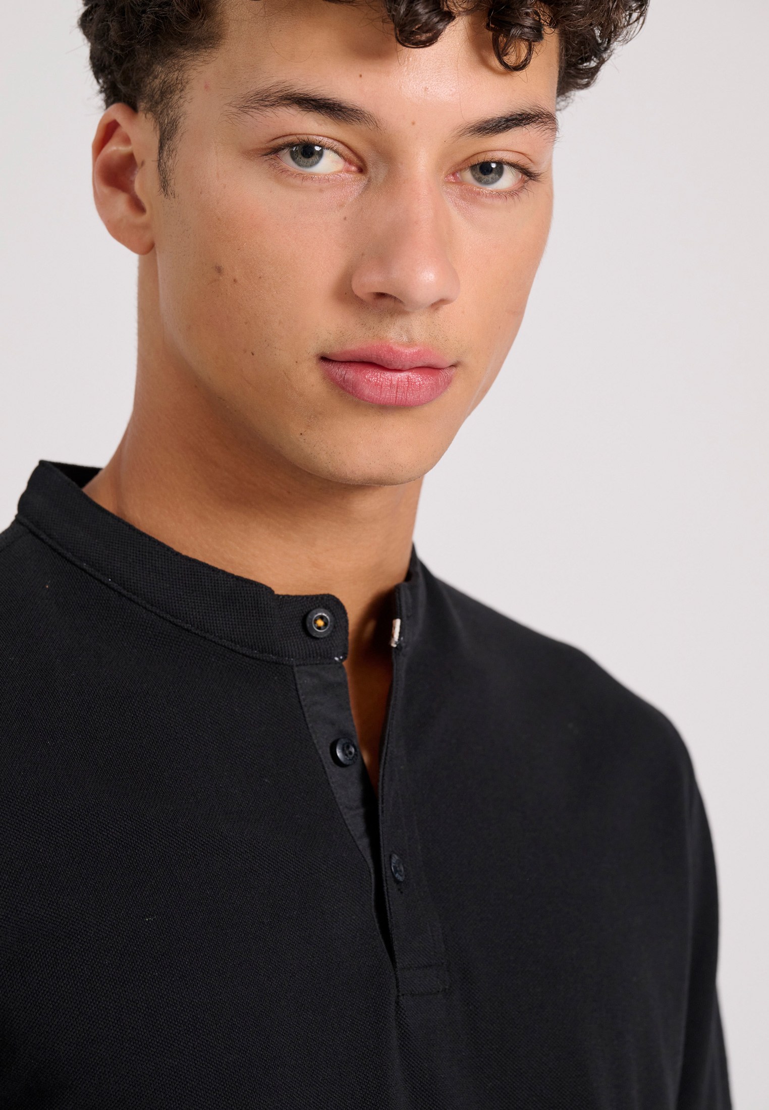 Men's Polo Shirts Funky Buddha Black