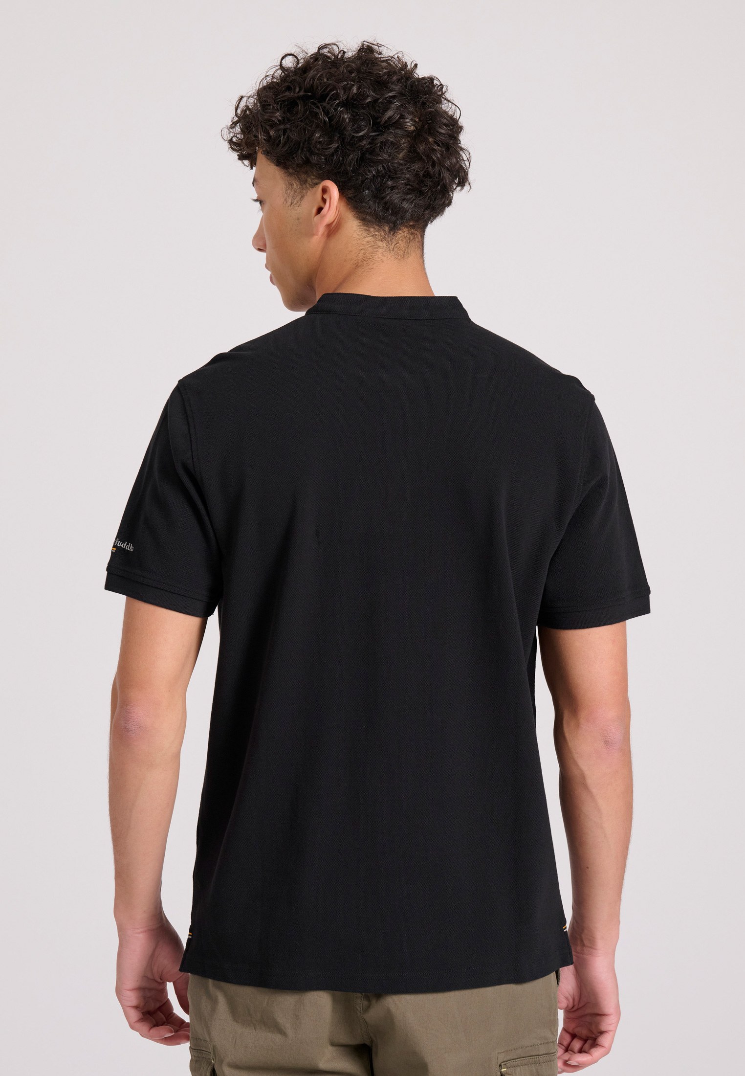 Men's Polo Shirts Funky Buddha Black