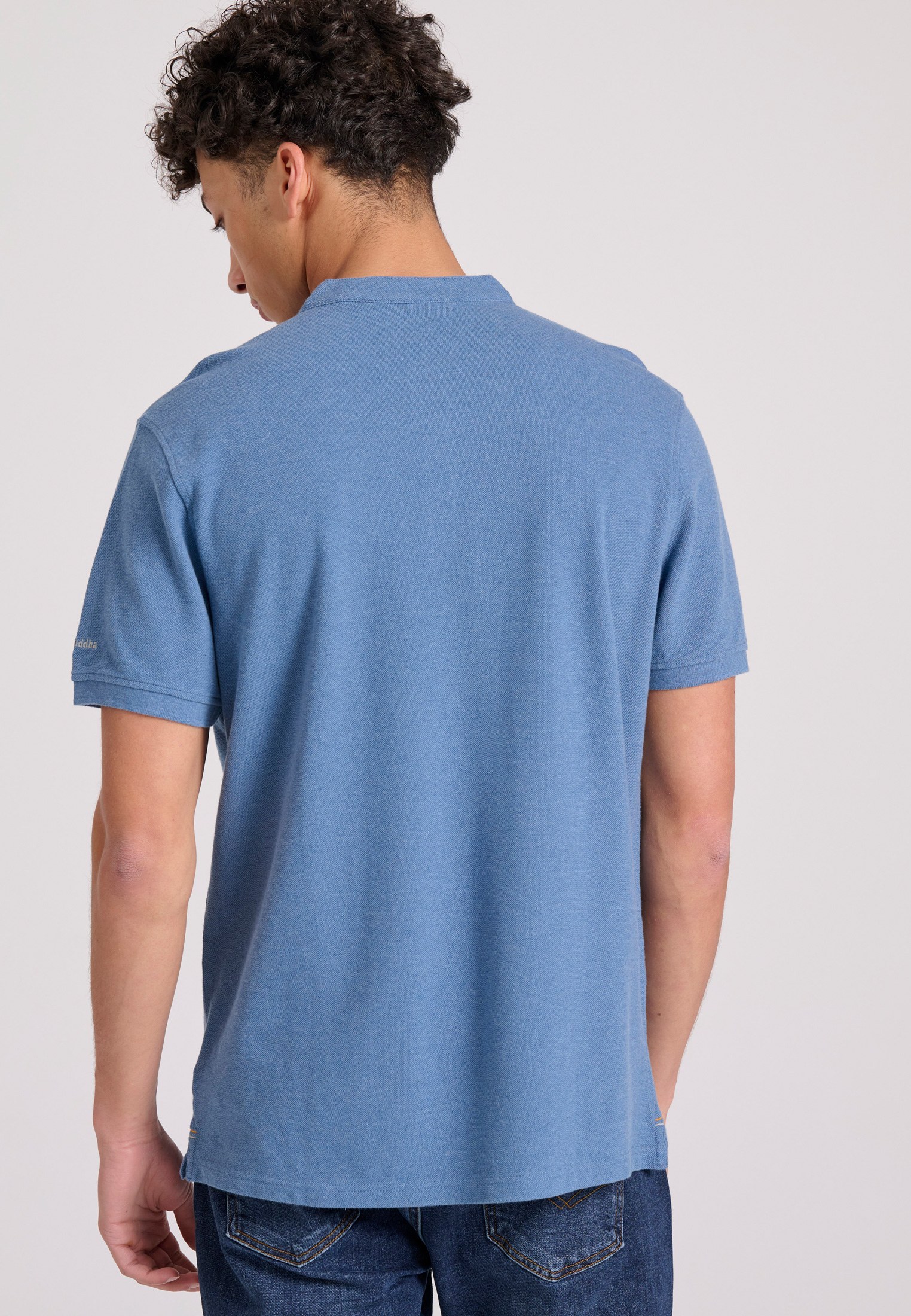 Men's Polo Shirts Funky Buddha Blue