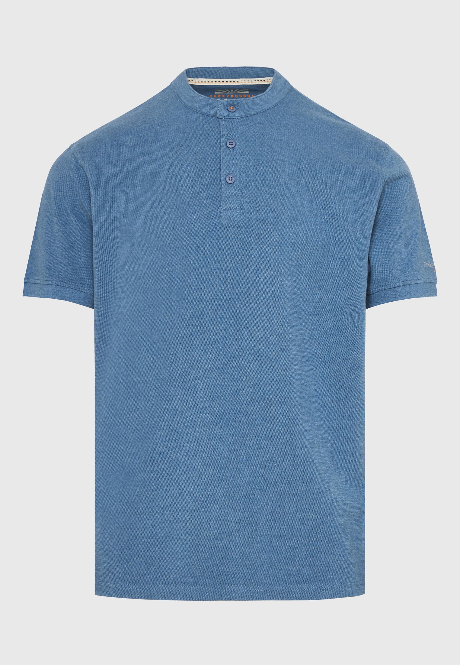 Men's Polo Shirts Funky Buddha Blue