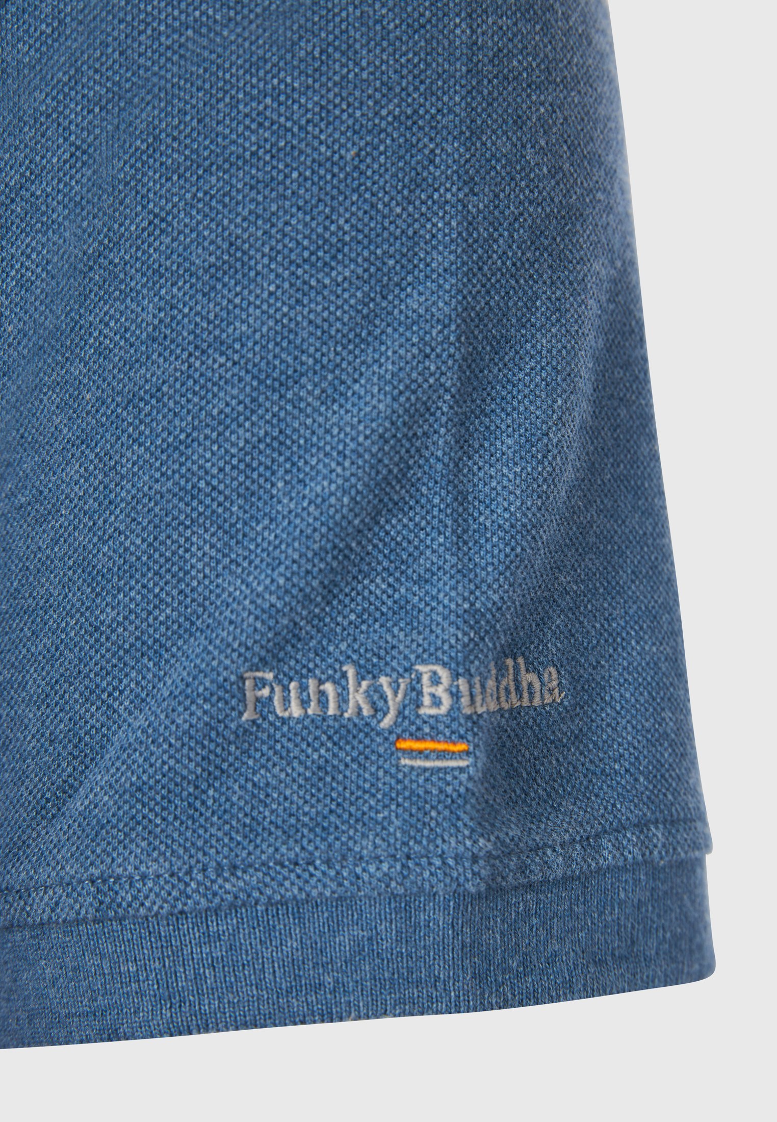 Men's Polo Shirts Funky Buddha Blue