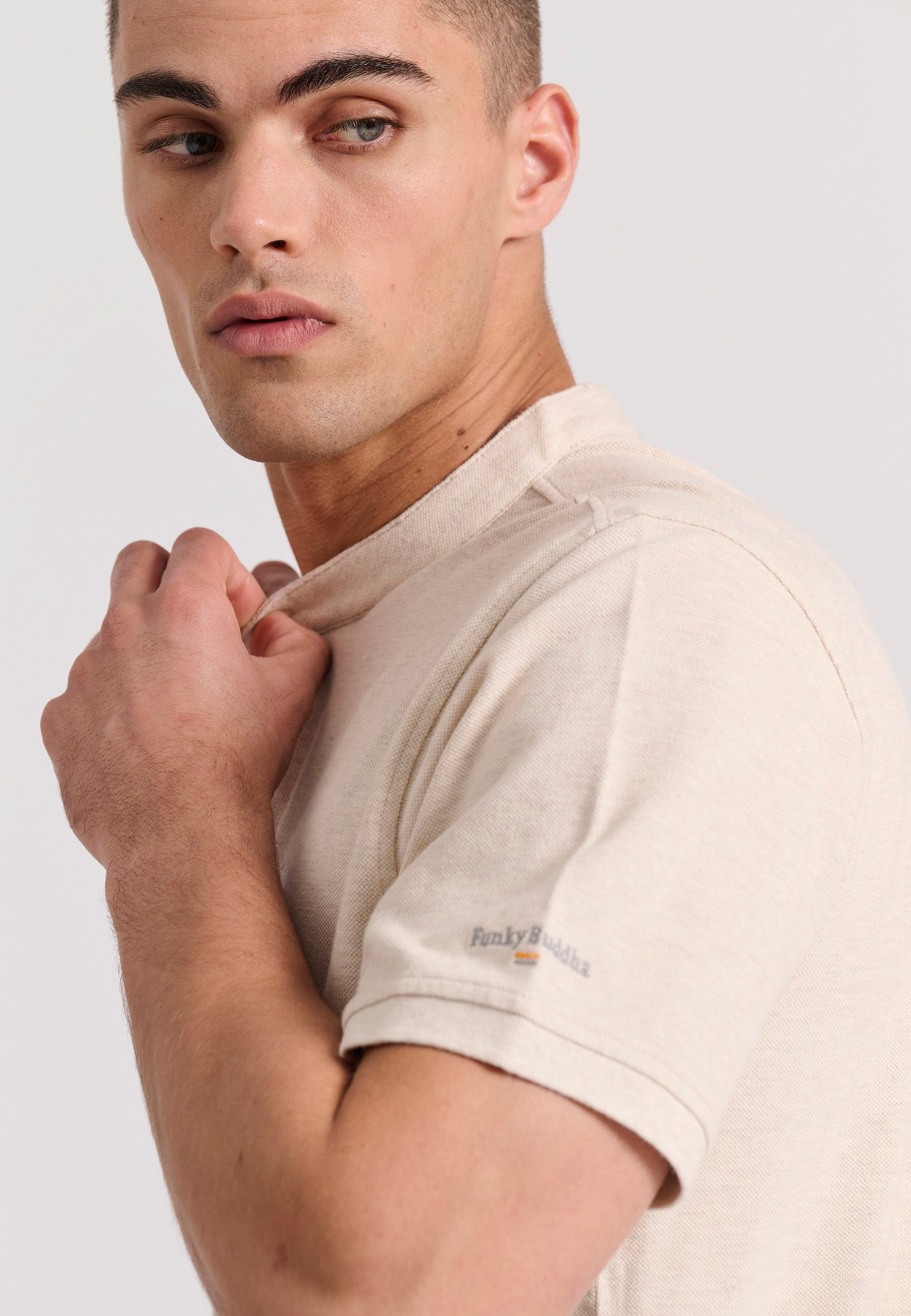 Men's Polo Shirts Funky Buddha Navy