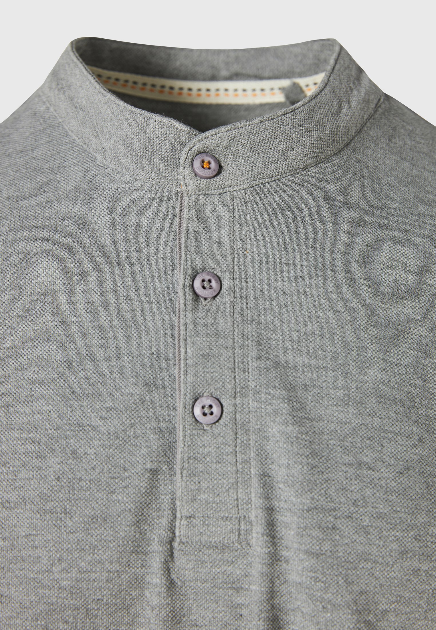 Men's Polo Shirts Funky Buddha Gray