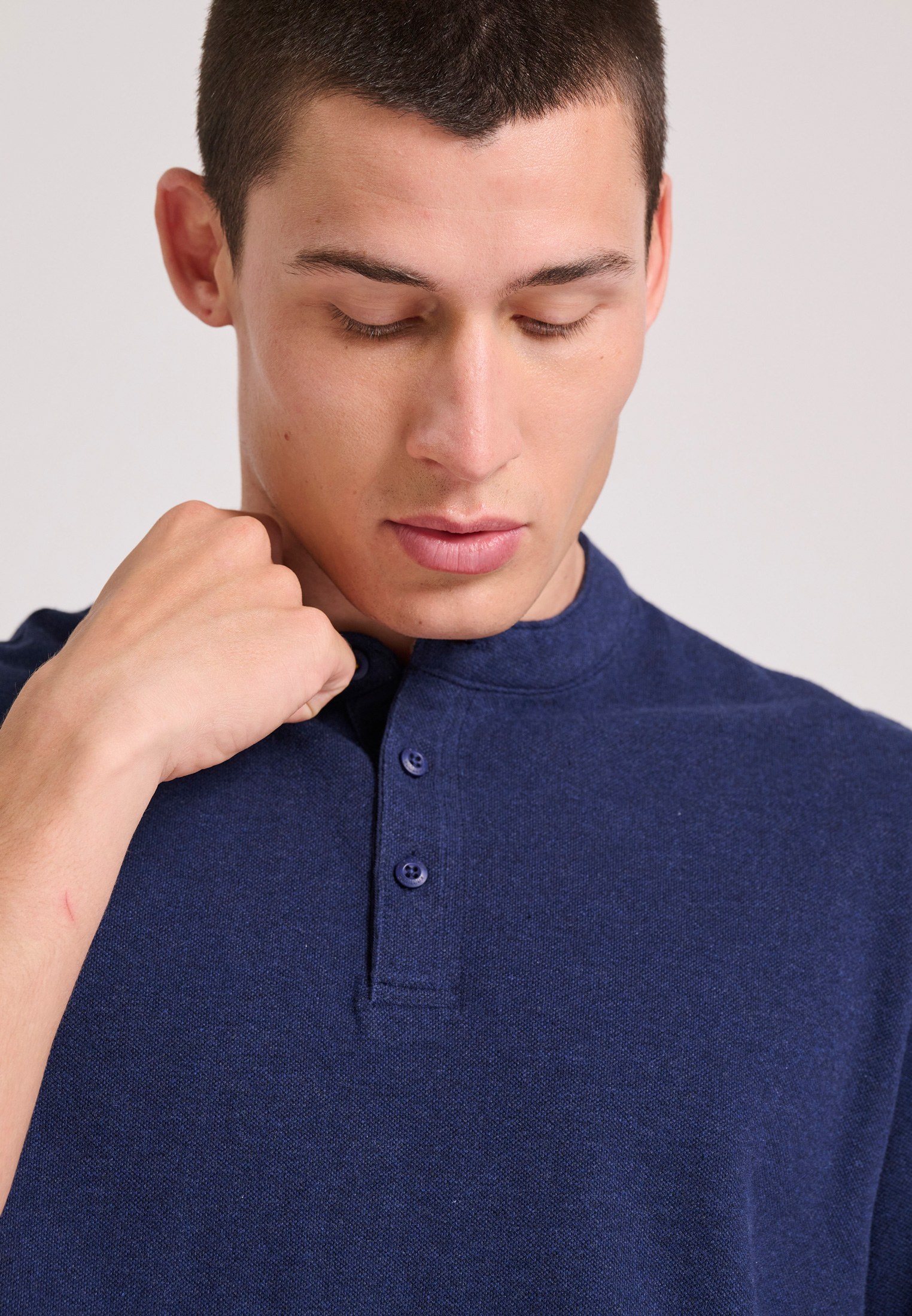 Men's Polo Shirts Funky Buddha Navy